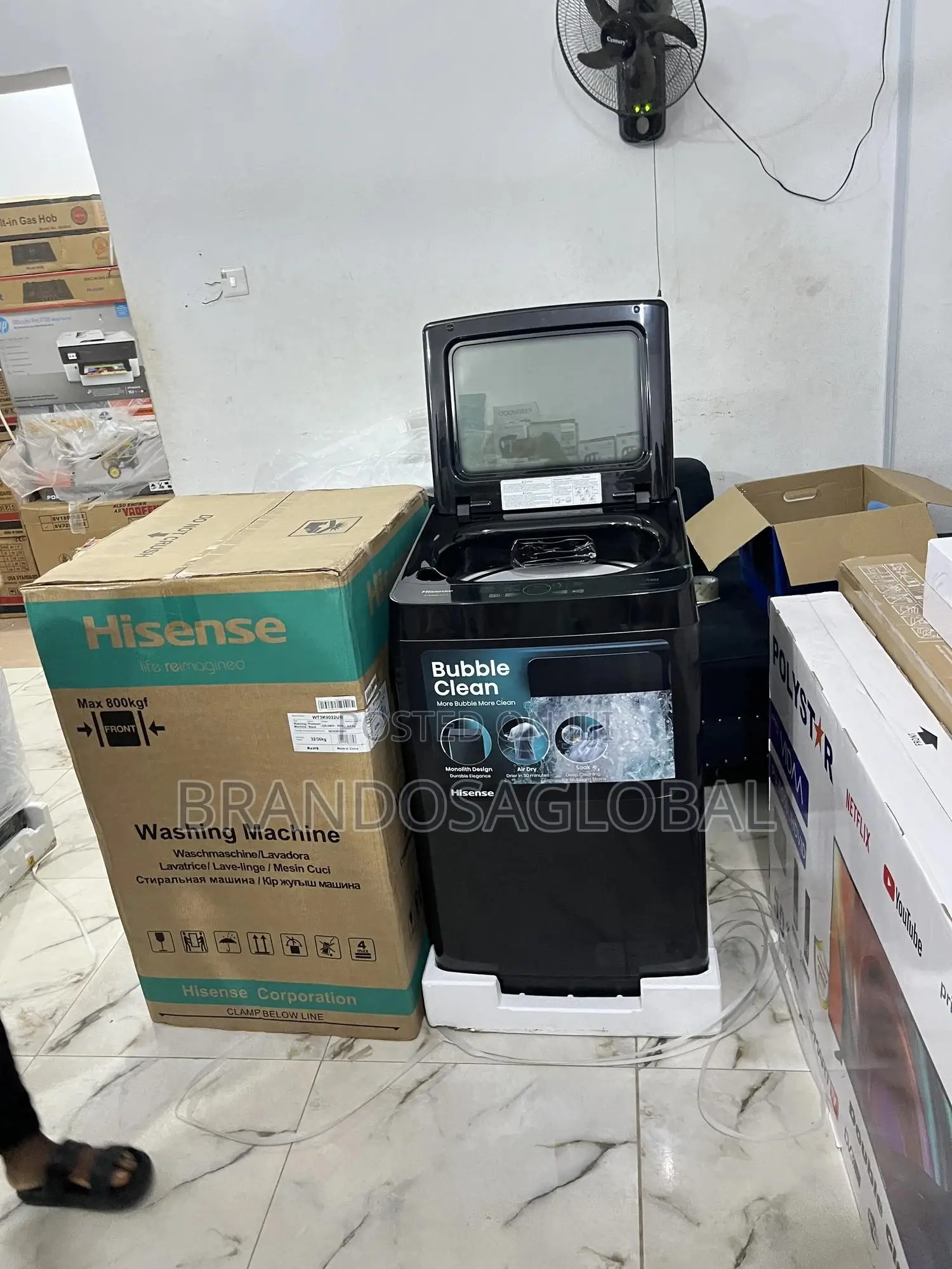 Hisense 9kg Automatic Washing Machine – Wt3k9022ub Available Now