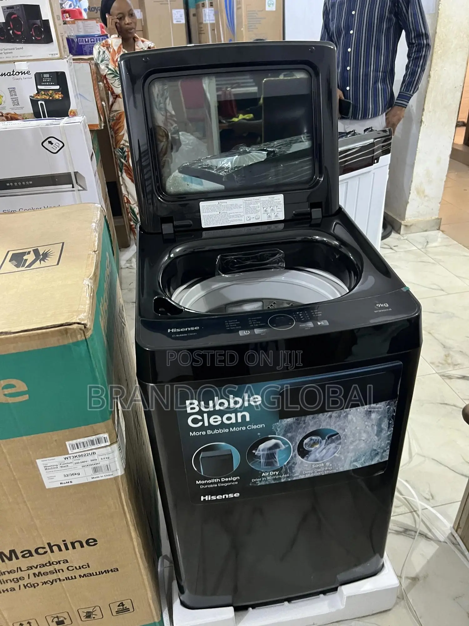 9kg Capacity Washer – Hisense Wt3k9022ub