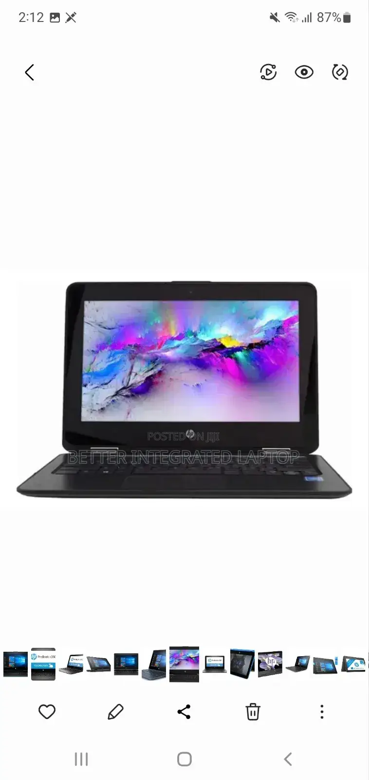 New Laptop HP ProBook 11 G2 EE 8GB Intel Core I5 SSD 512GB