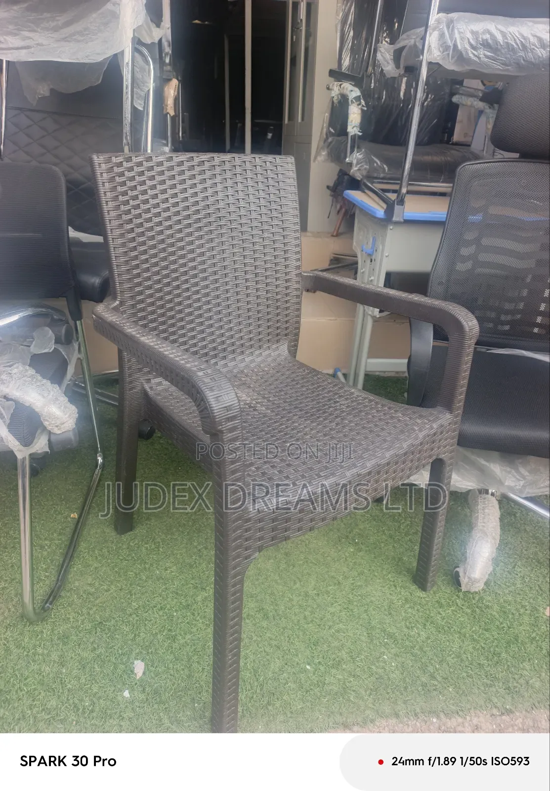 Outdoor Basket Plastic Chair