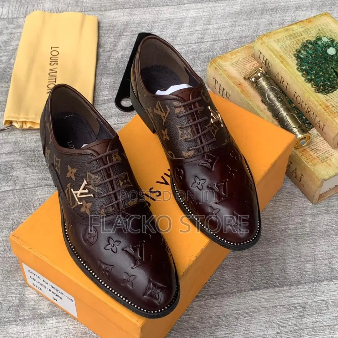 Original Louis Vuitton Loafers Brogue Shoes