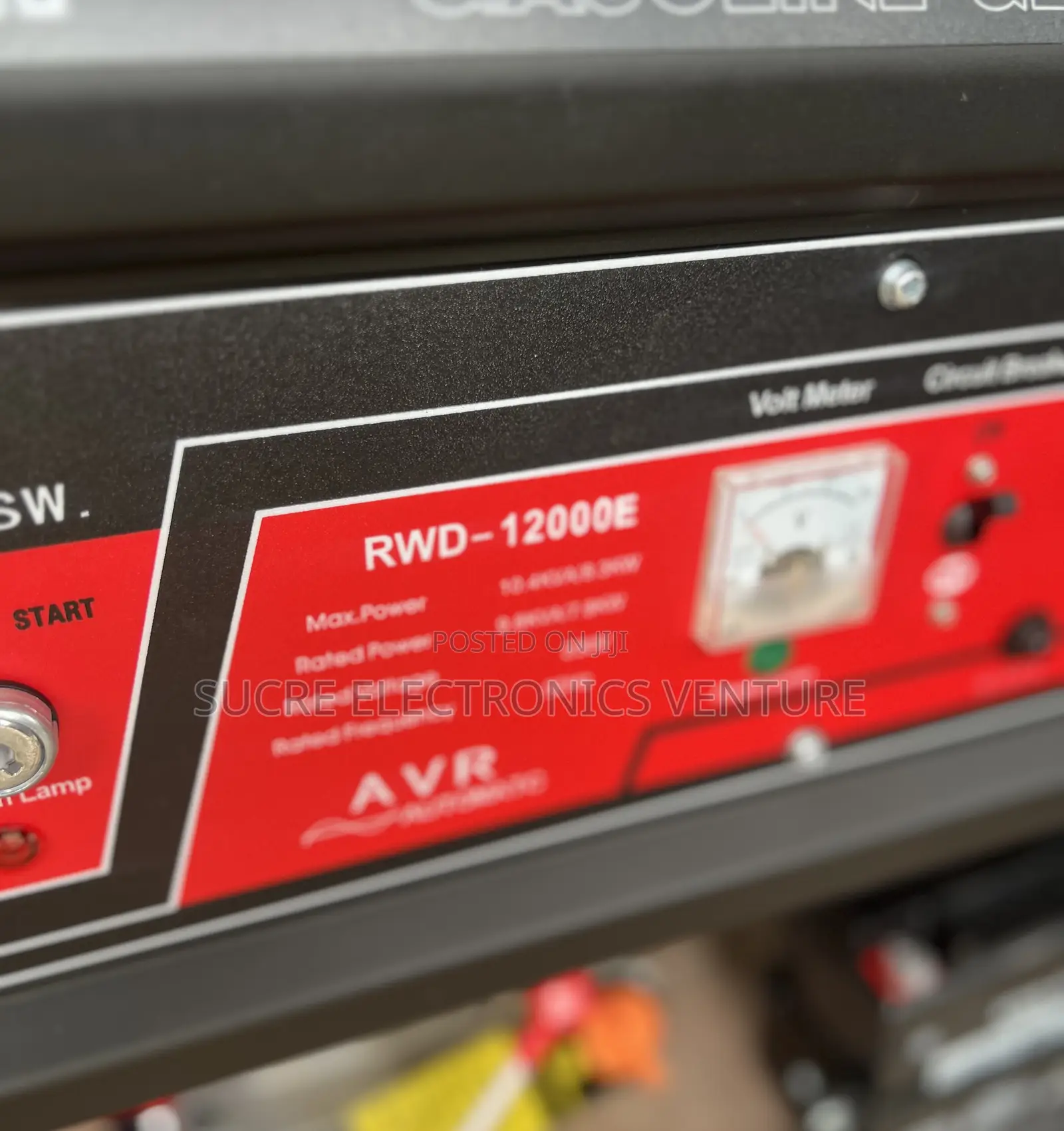 Model Rwd12000e Maxmech 10kva Petrol Generator (Key, Battery Tires)