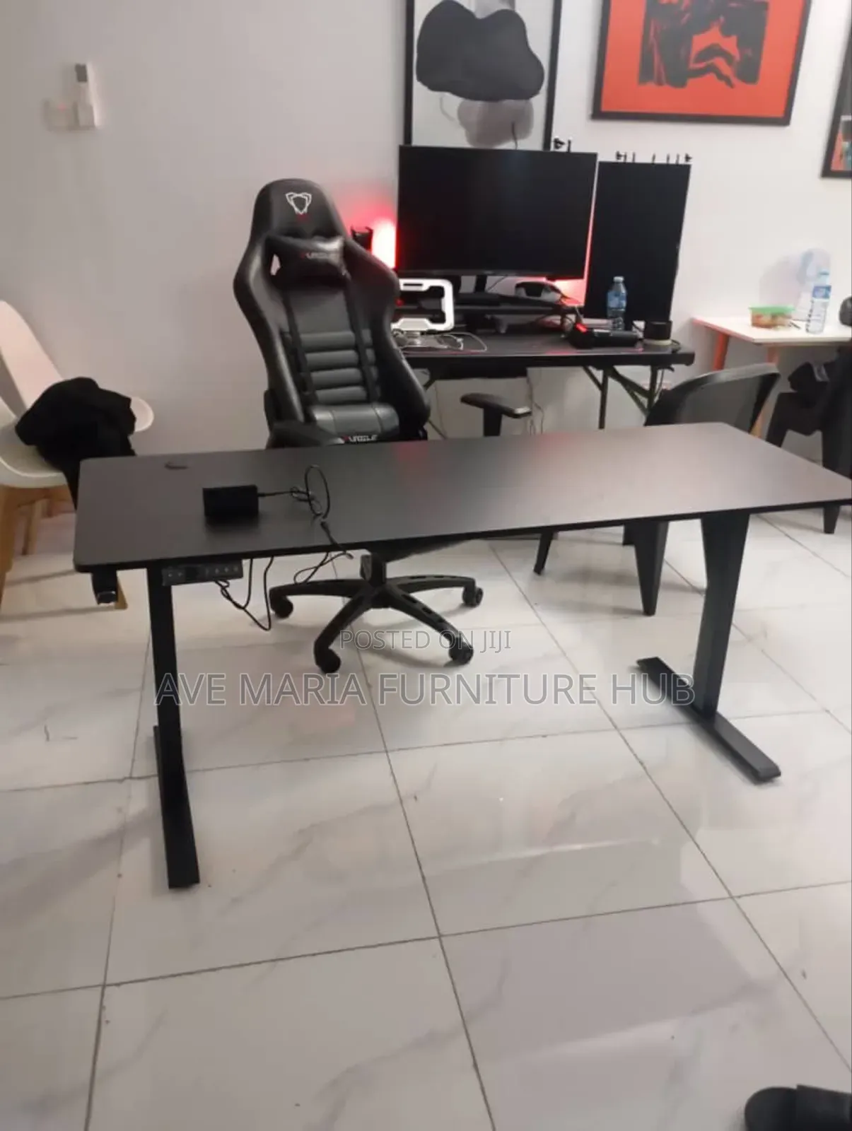 Home/Office Sit to Stand Working Desk and Chair.