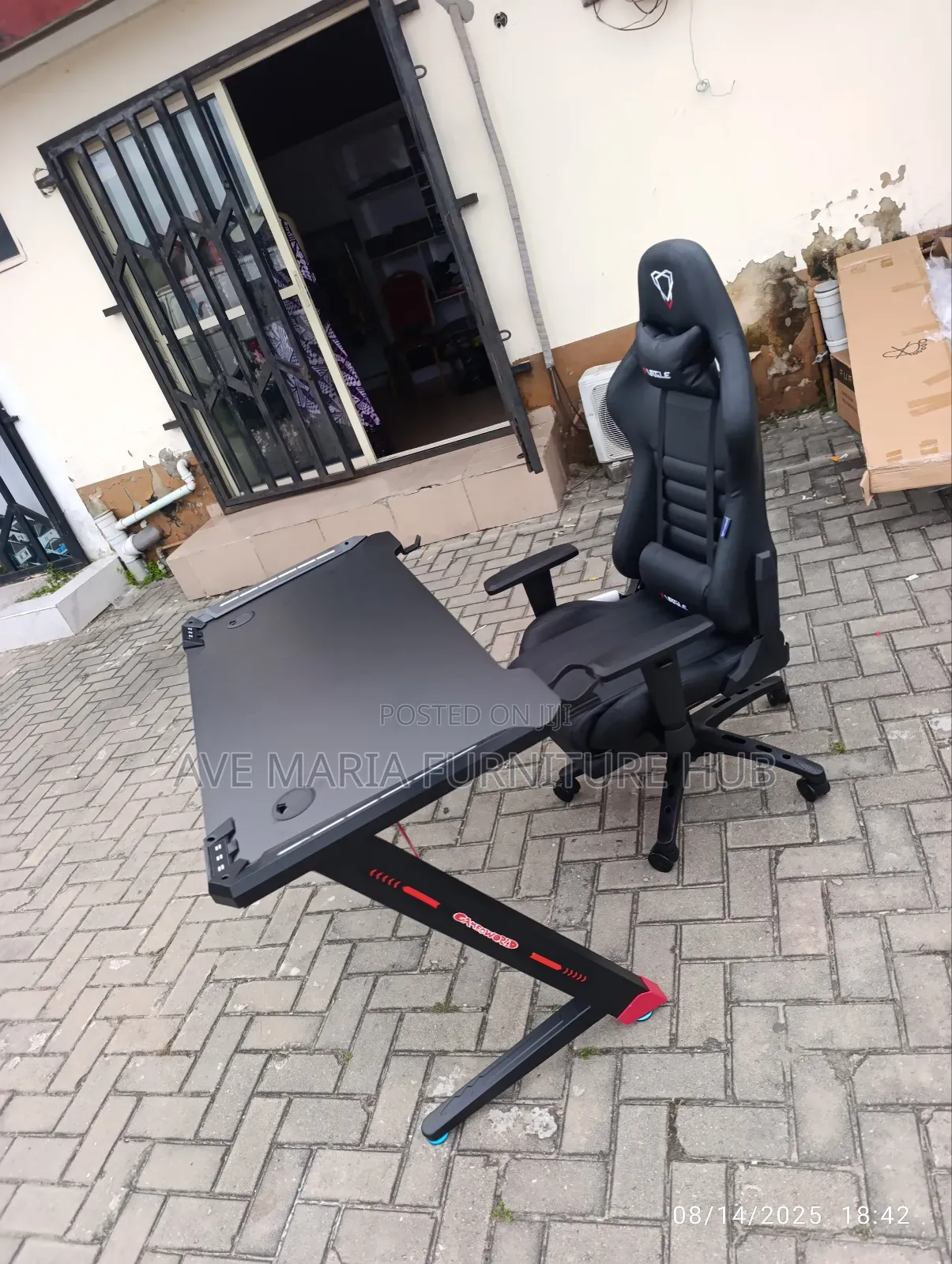 Modern Gaming Desk and Chair.