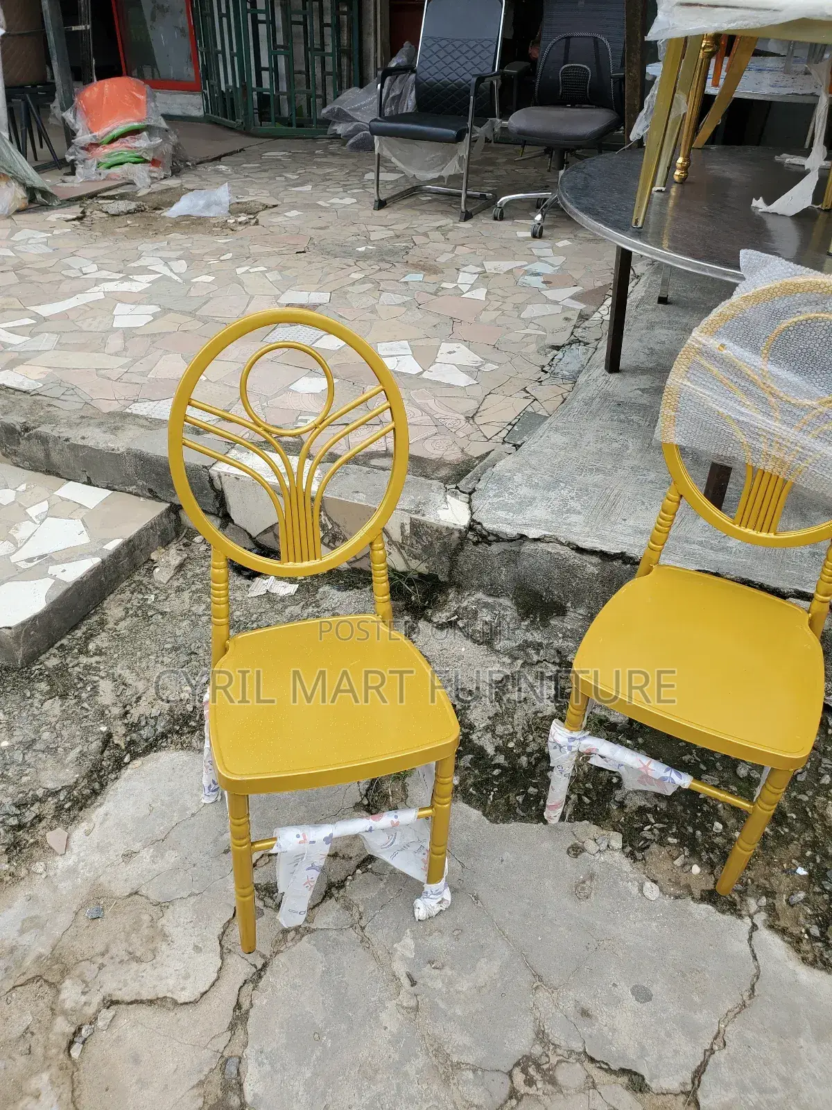 Chivalry Chair Event Gold Chair