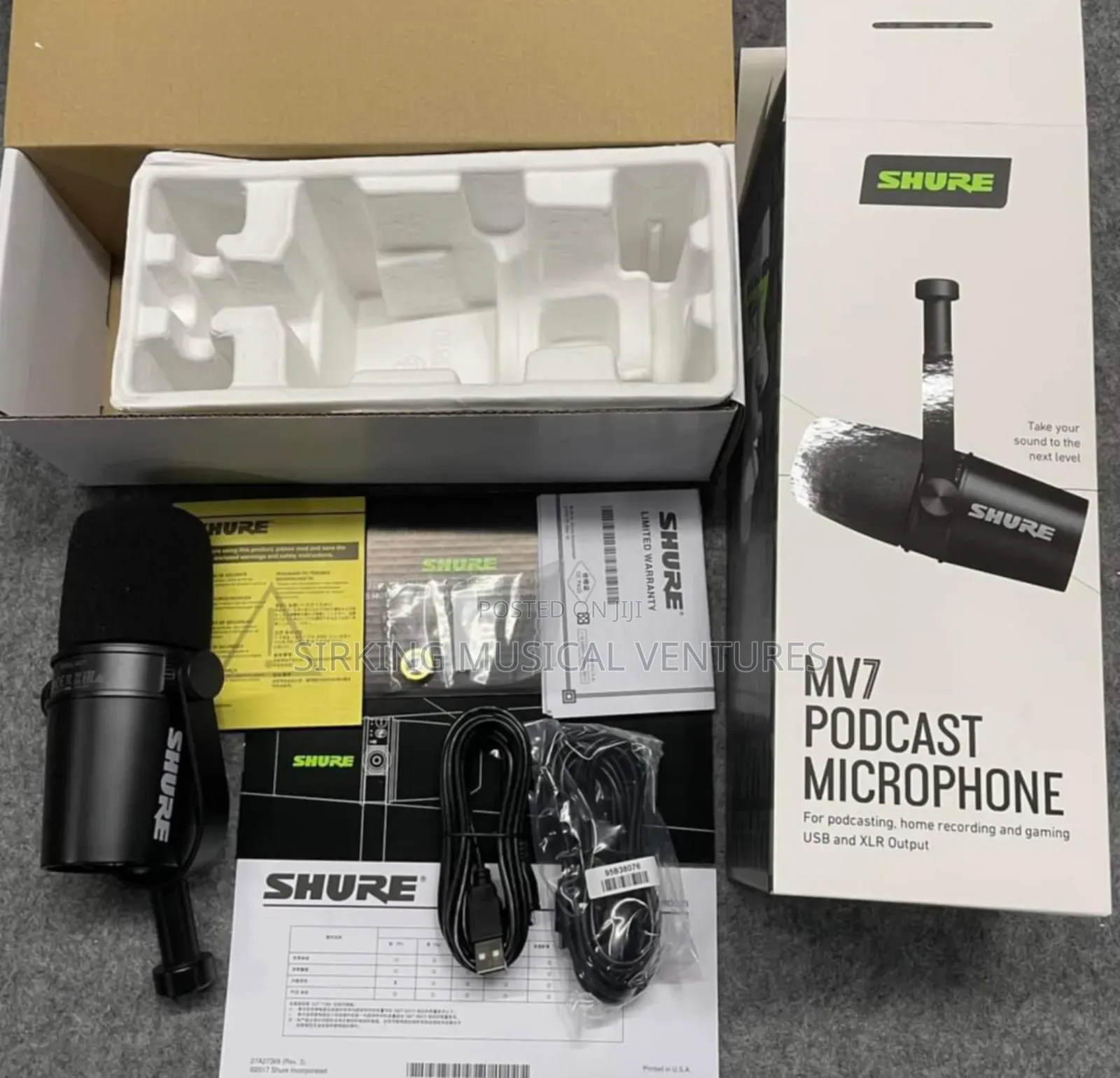 Shure Mv7 Podcast Studio Microphone