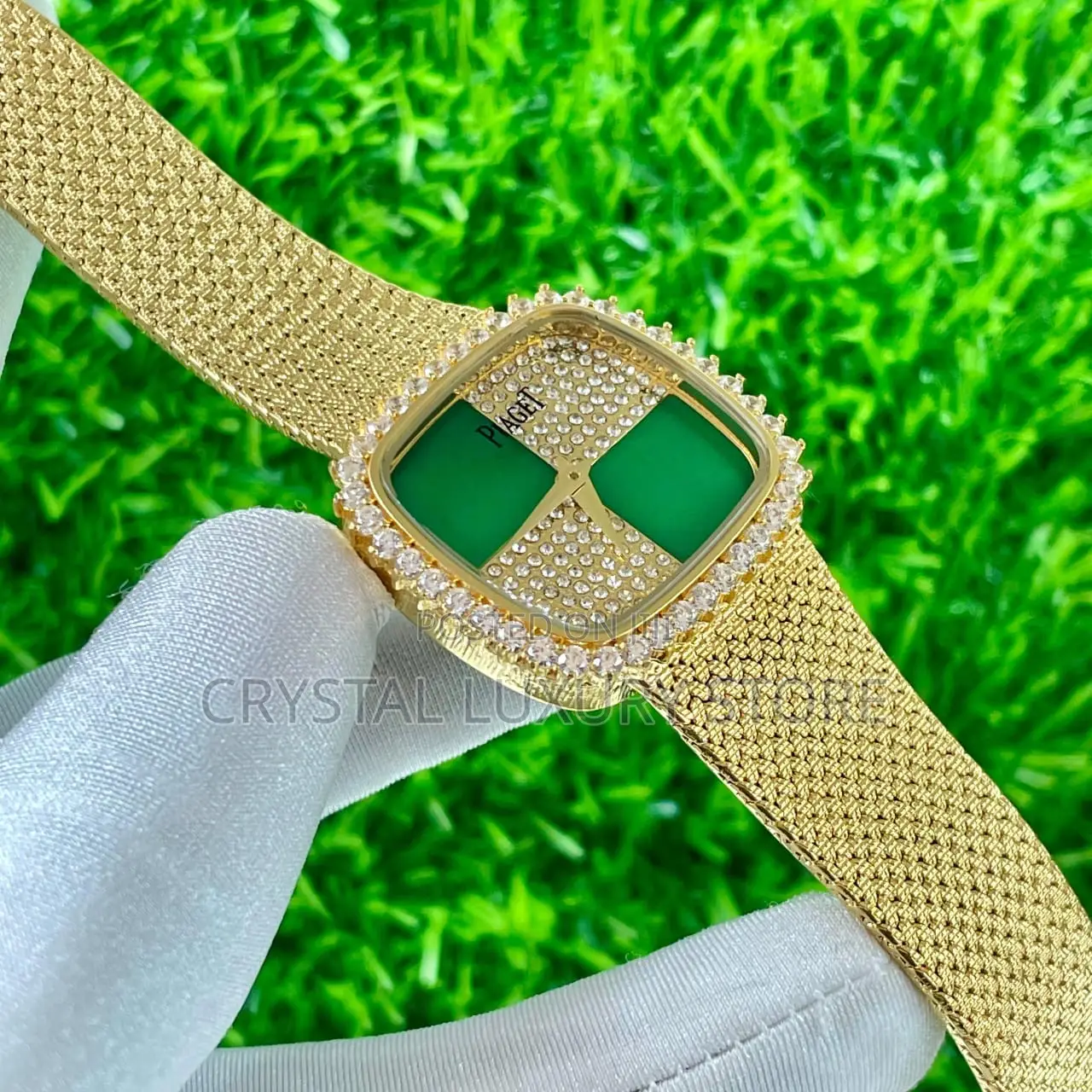 Piaget Quality Luxury Ladies Chain Strap Water Resistance Wristwatch