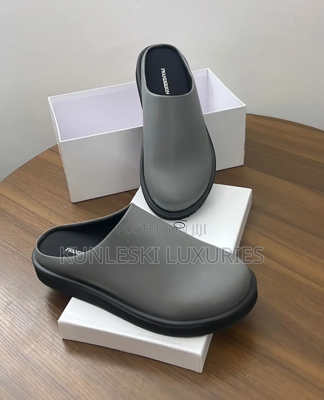 Original Jw Anderson Leather Half Shoe Collections