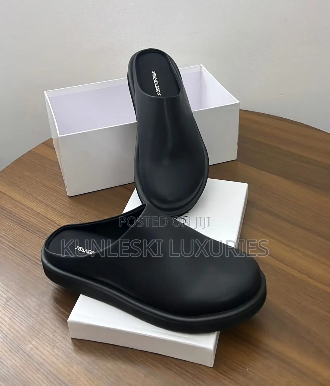 Original Jw Anderson Leather Half Shoe Collections