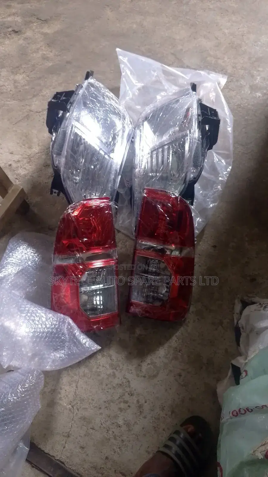 Front And Back Light For Toyota Hilux 2012