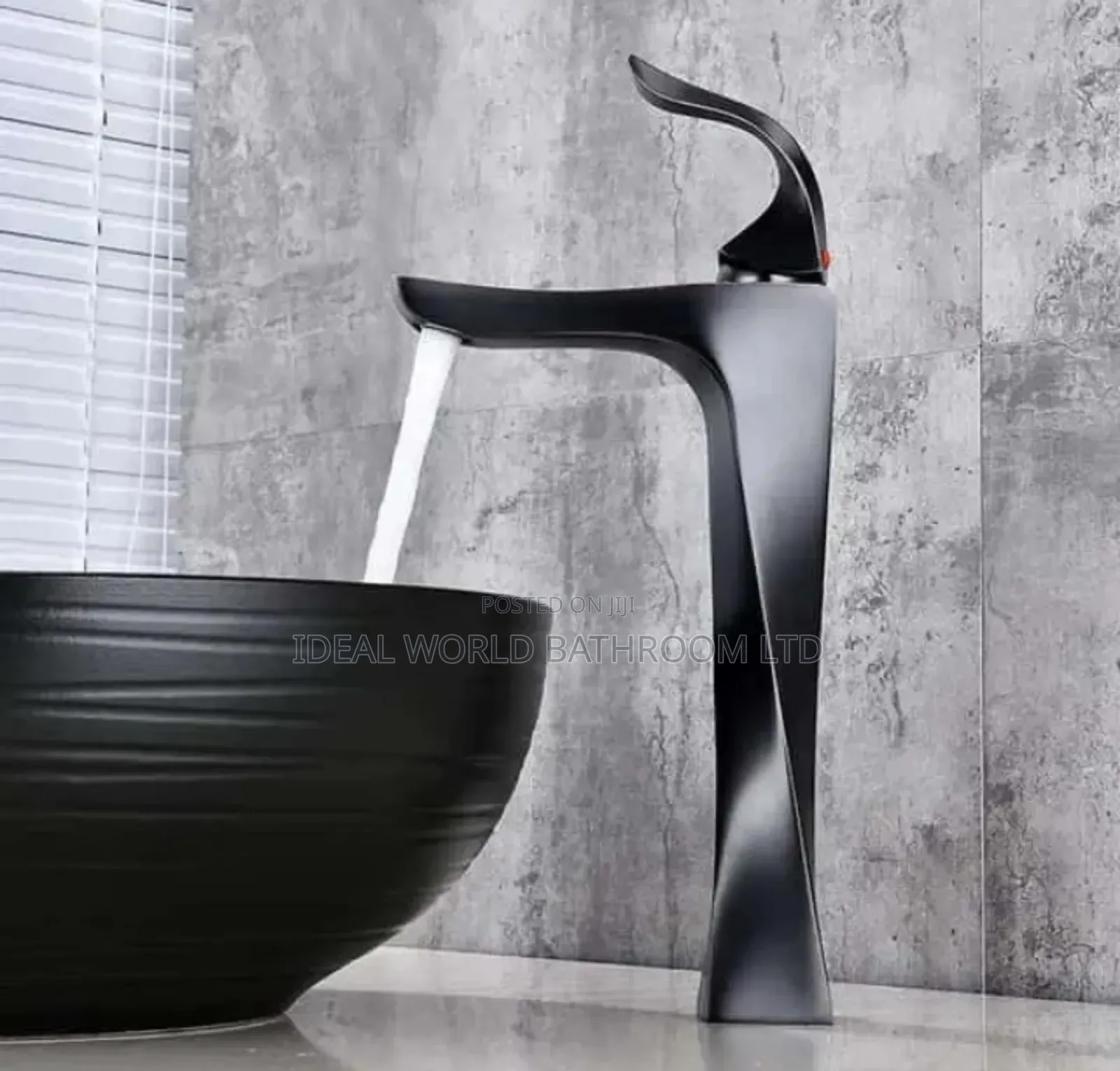 Black Quality Basin Tap