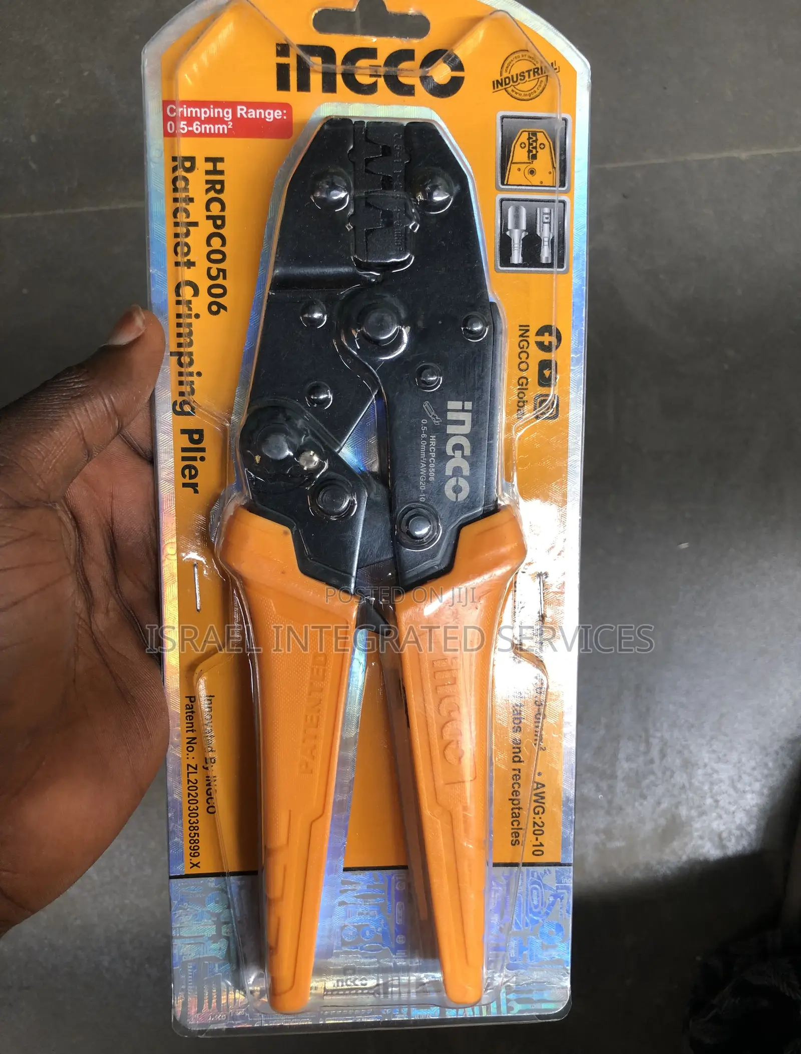 Crimping Plier Ratchet 0- 6mm