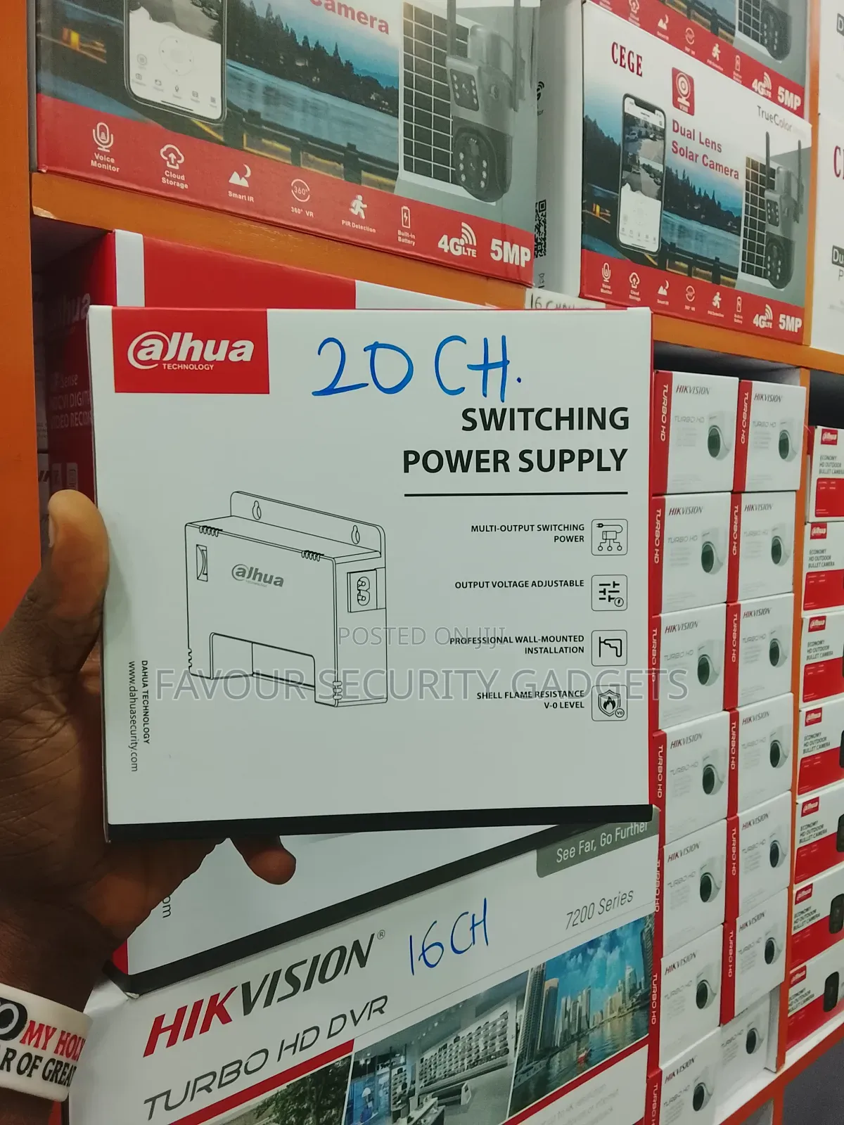 Dahua 20 Channel Power Supply