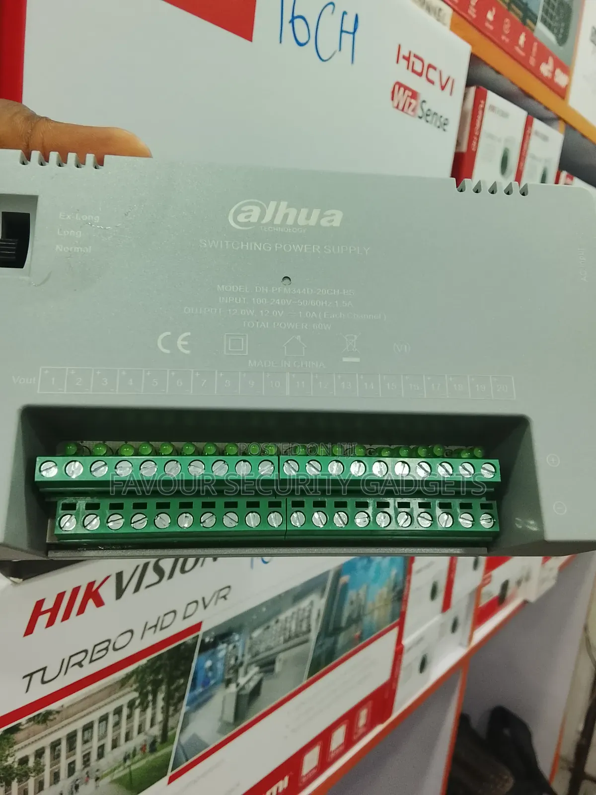 Dahua 20 Channel Power Supply