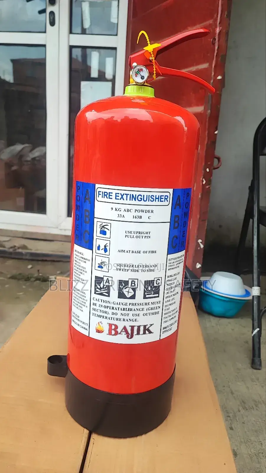 9kg Dcp (Dry Chemical Powder) Fire Extinguisher