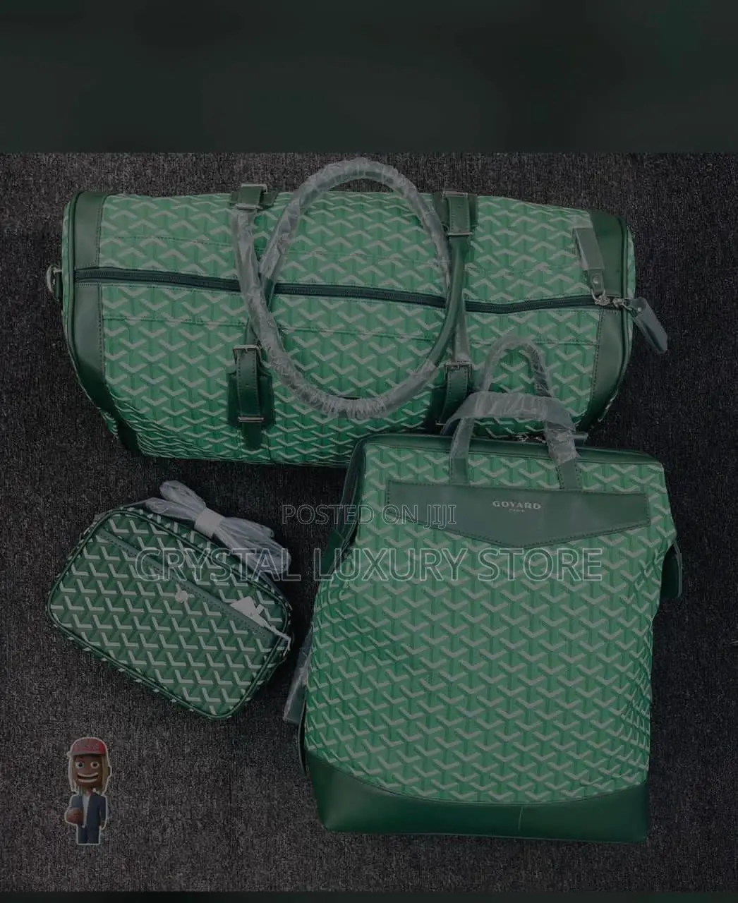 Goyard Quality Luxury Duffle Bag/Pack Bag