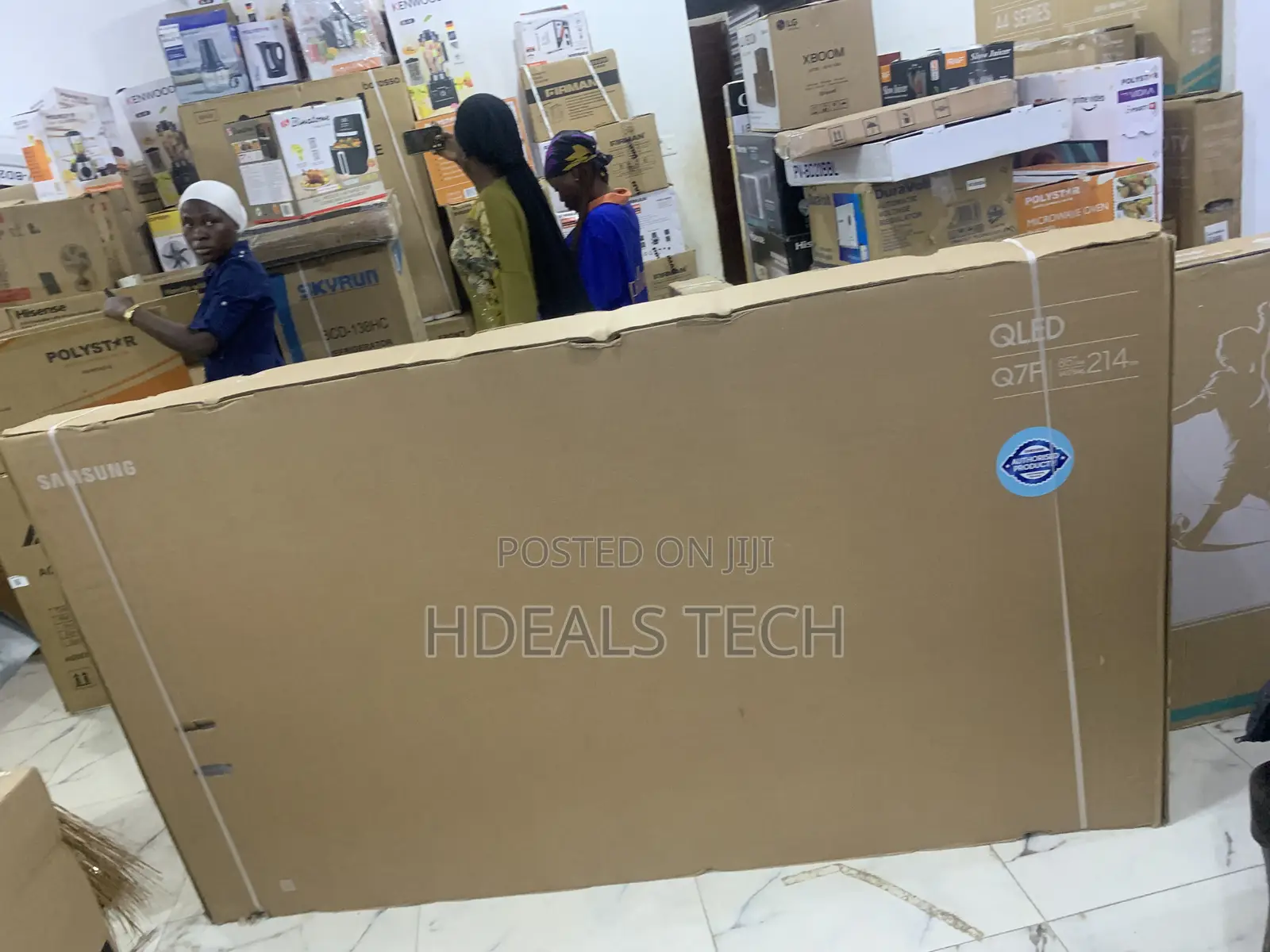 Samsung 85-Inch Qled Smart Tv – Brilliant Colors Deep Blacks