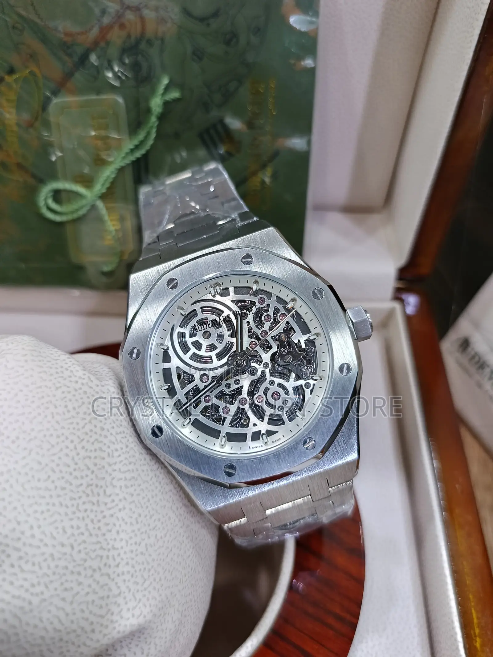 Audemars Piguet Quality Luxuryautomatic Engine Chain Strap Wristwatch
