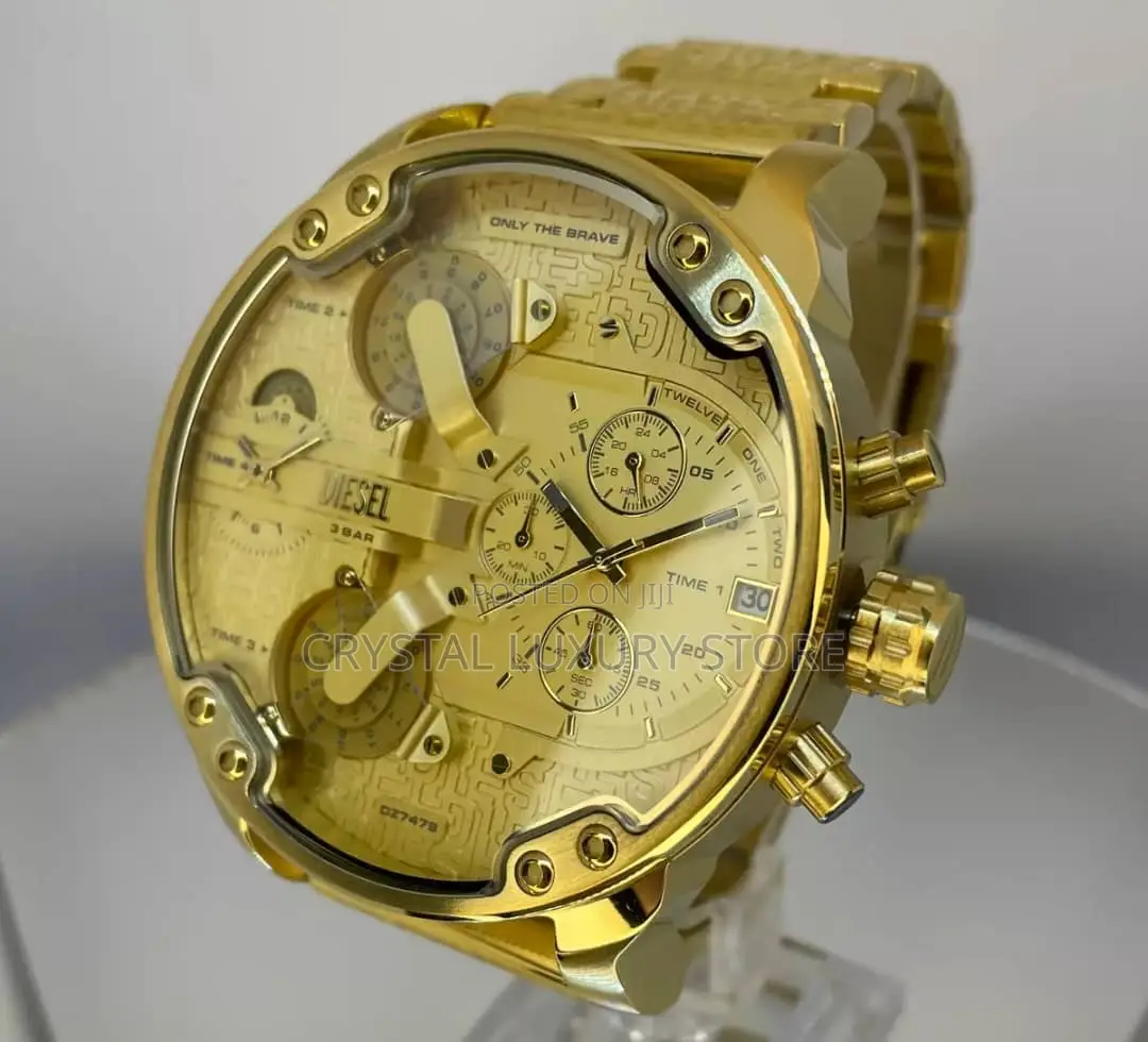 Diesel Quality Luxury Men Chain Strap Wristwatch