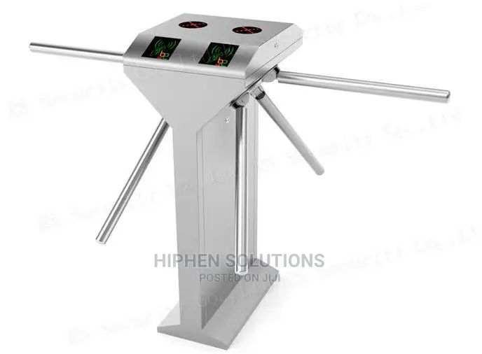 Double Passage Half Height Turnstile , Vertical Tripod Turnstile Gate