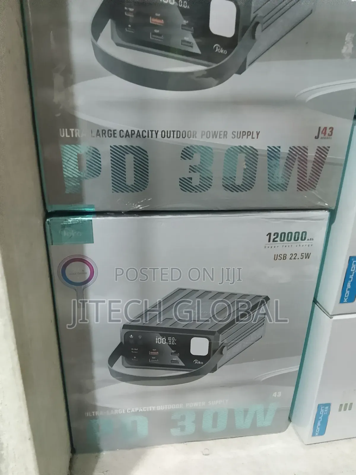 Joko 120000mah Puper Fast Charge USB 22.5w Pd 30w
