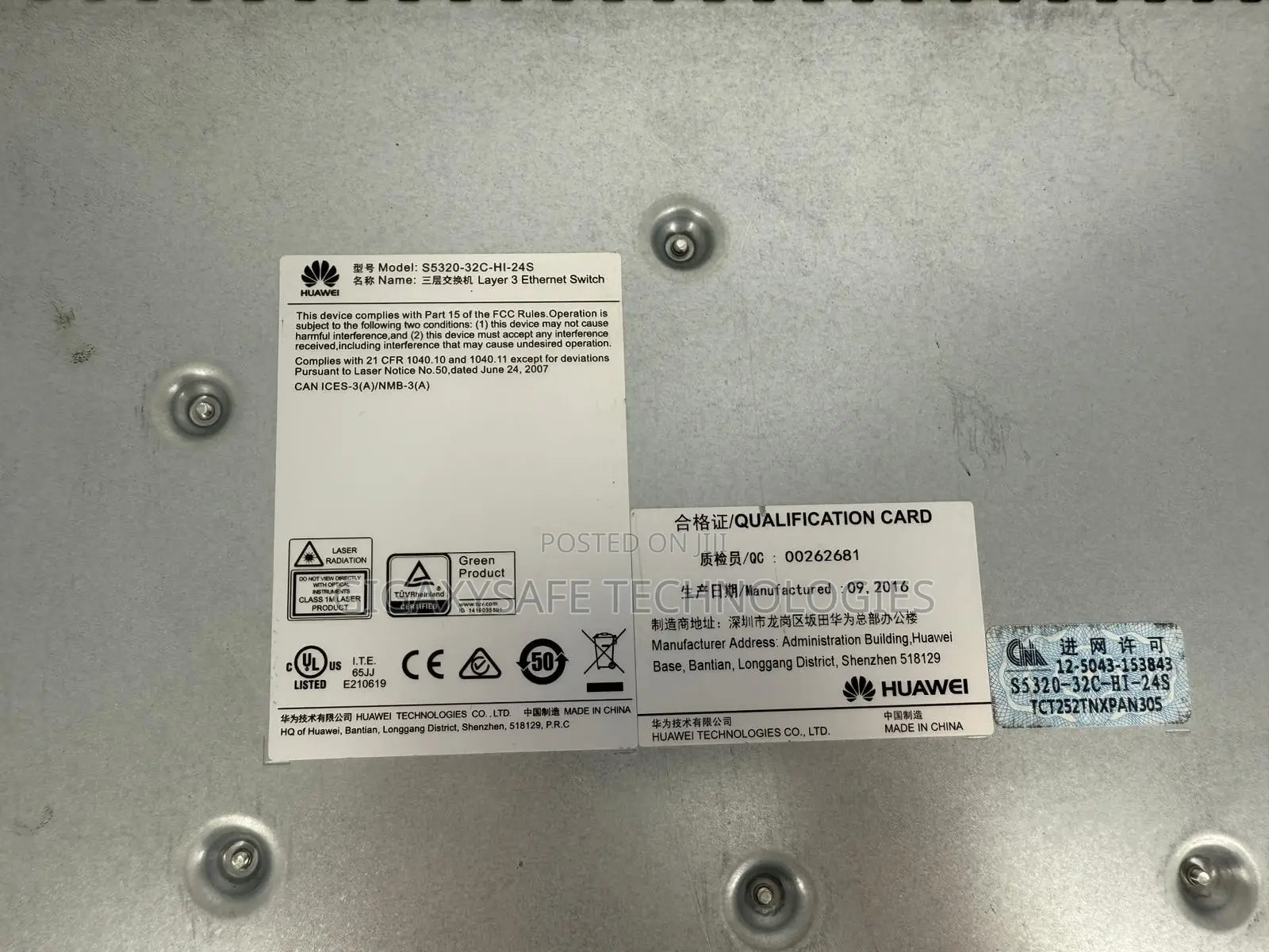 Huawei Fiber Switch Quidway S5300 Series