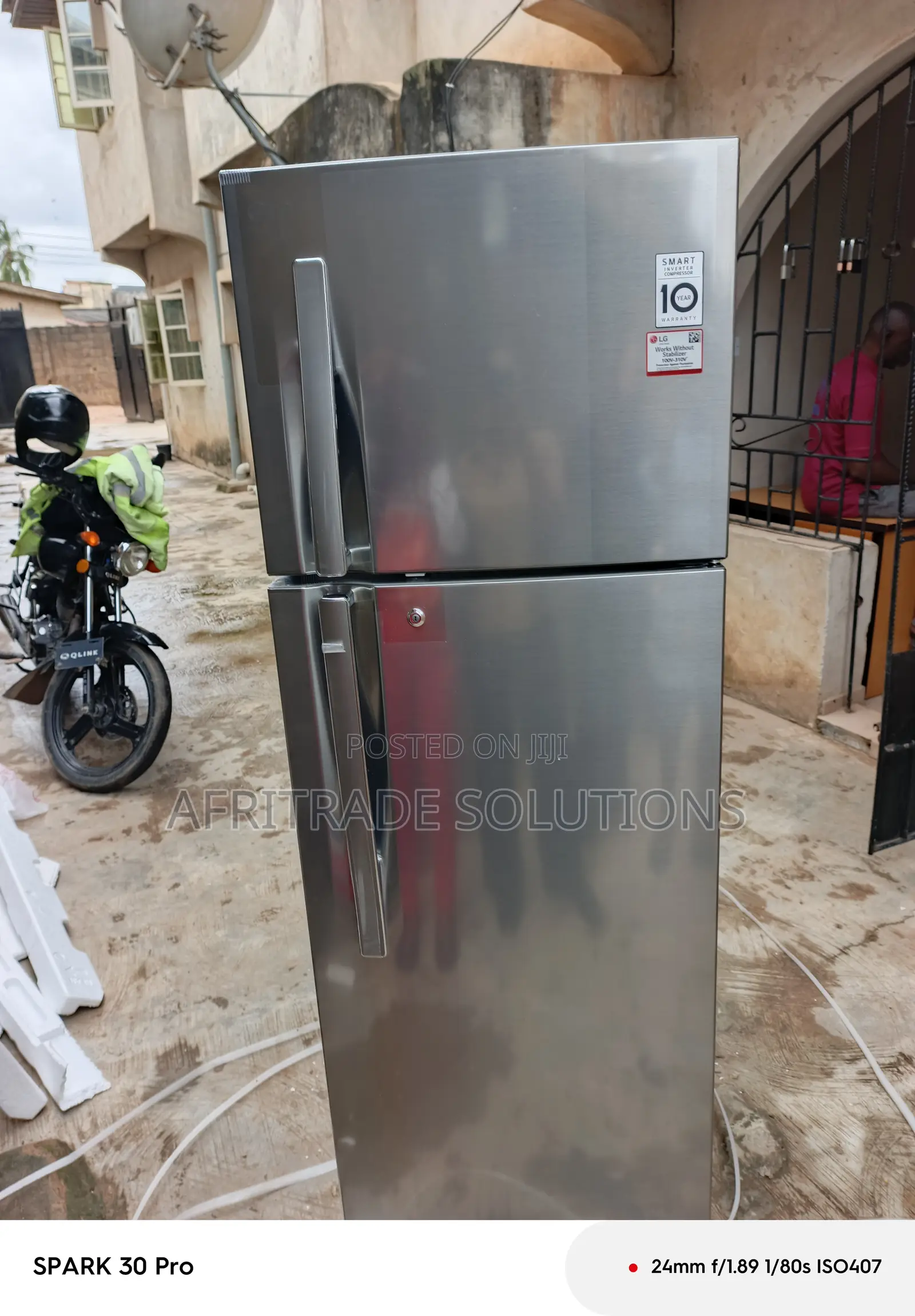 Original Lg Gl-G322rlbb 308l Fridge – Double Door
