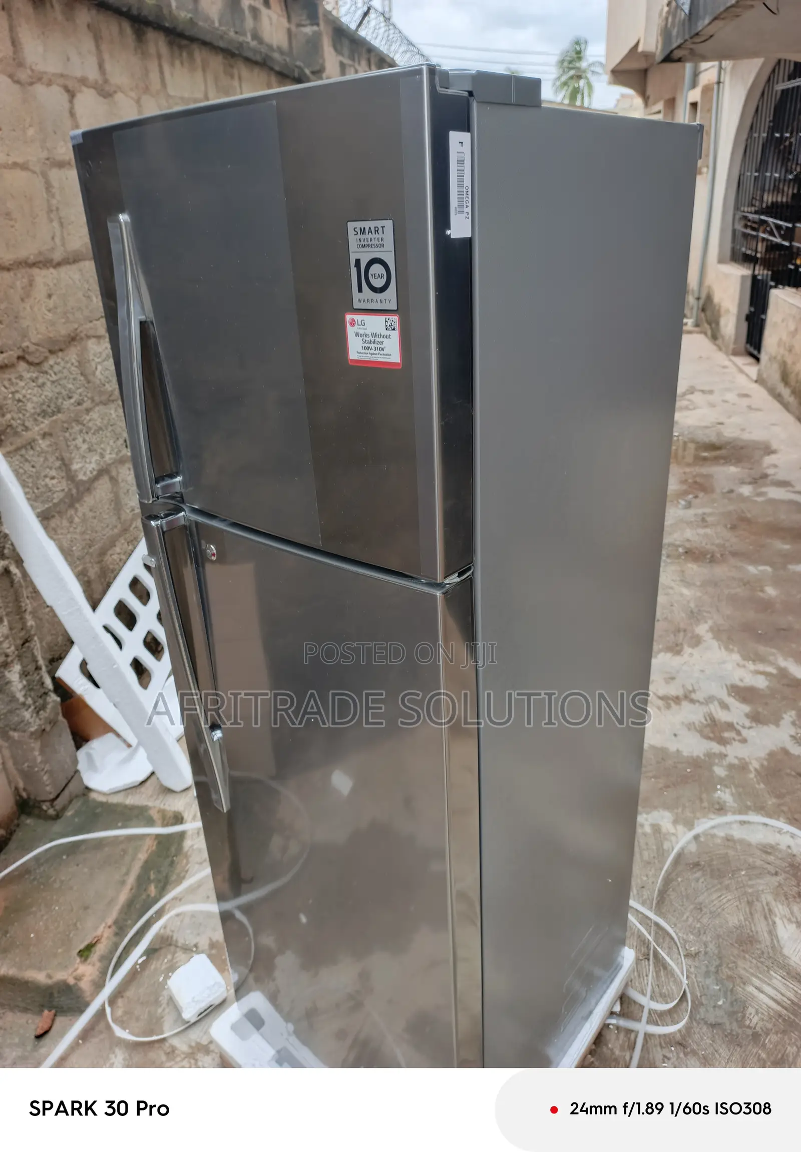 Gl-G322rlbb Lg Fridge – 308l Capacity + Smart Cooling