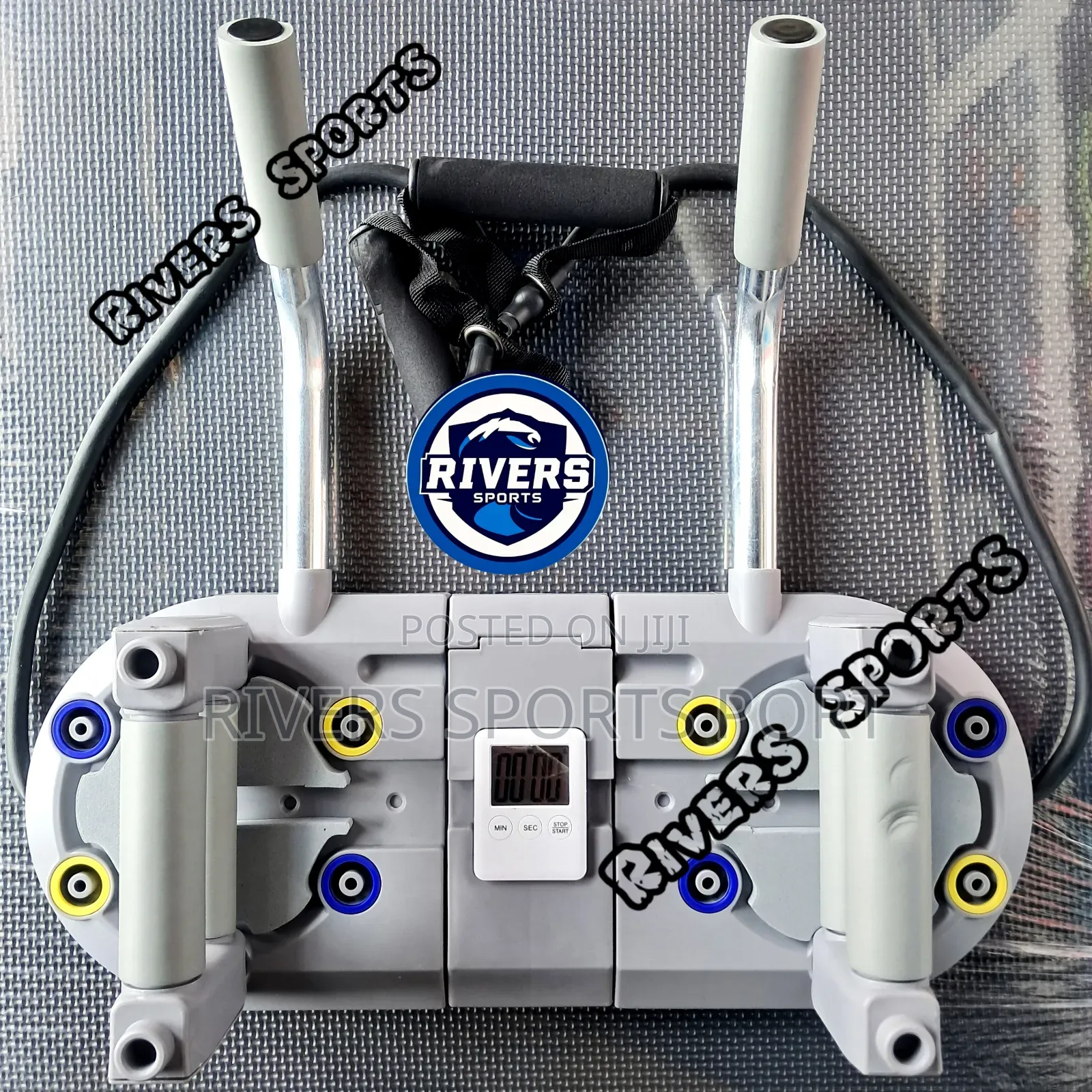 3in1 Pushup Boad With Counter, Band Phone Holder Push Up