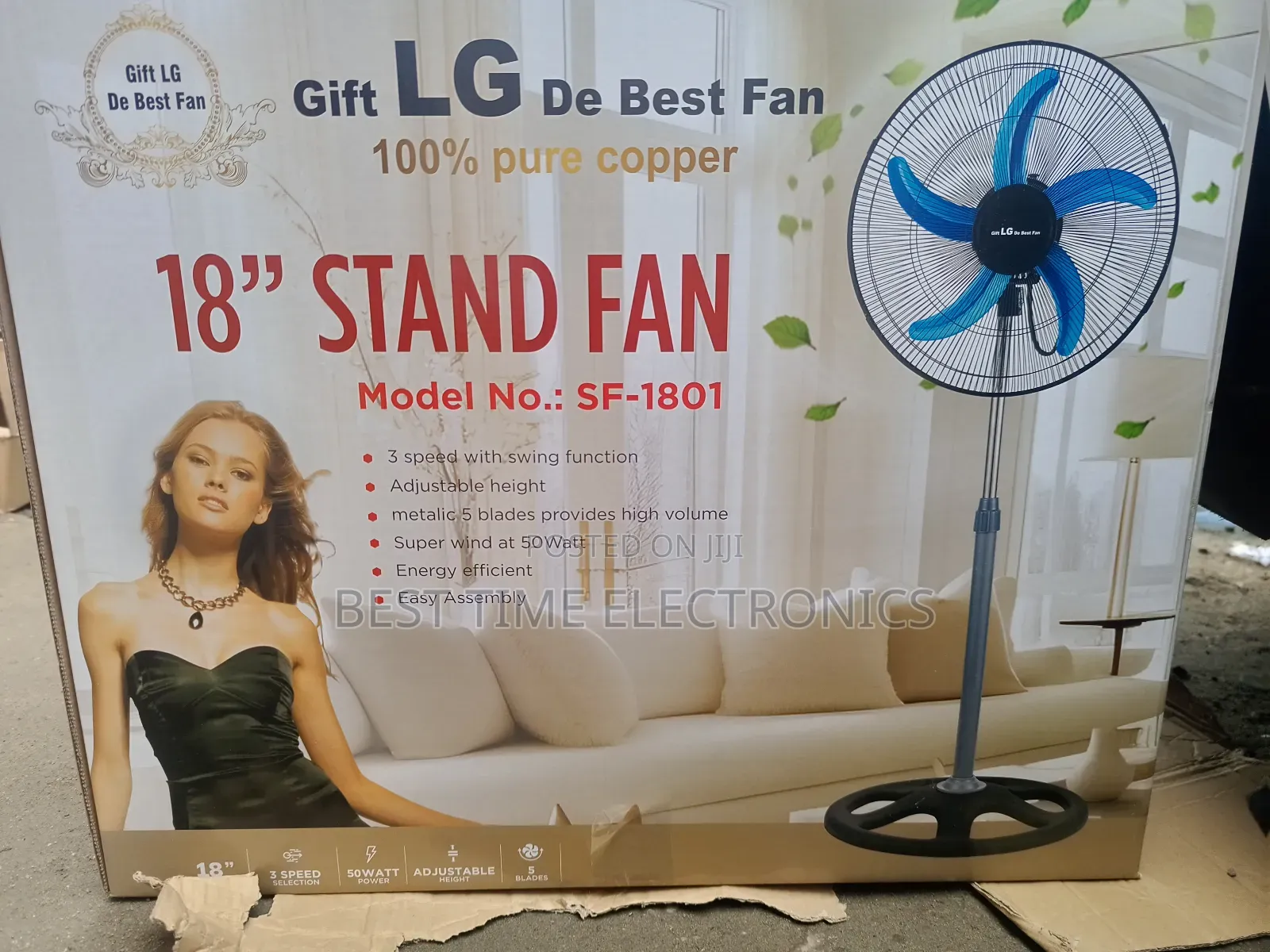 Lg 18" Inverter Friendly Stand Fan