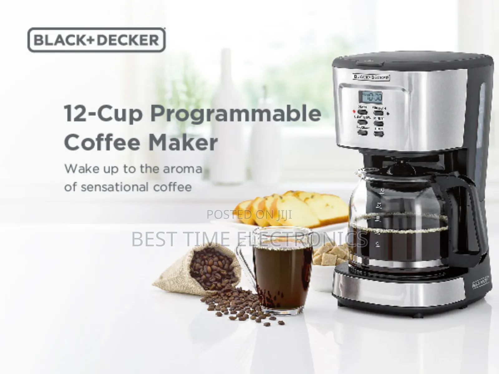 Original Black+Decker Programmable Drip Coffee Machine