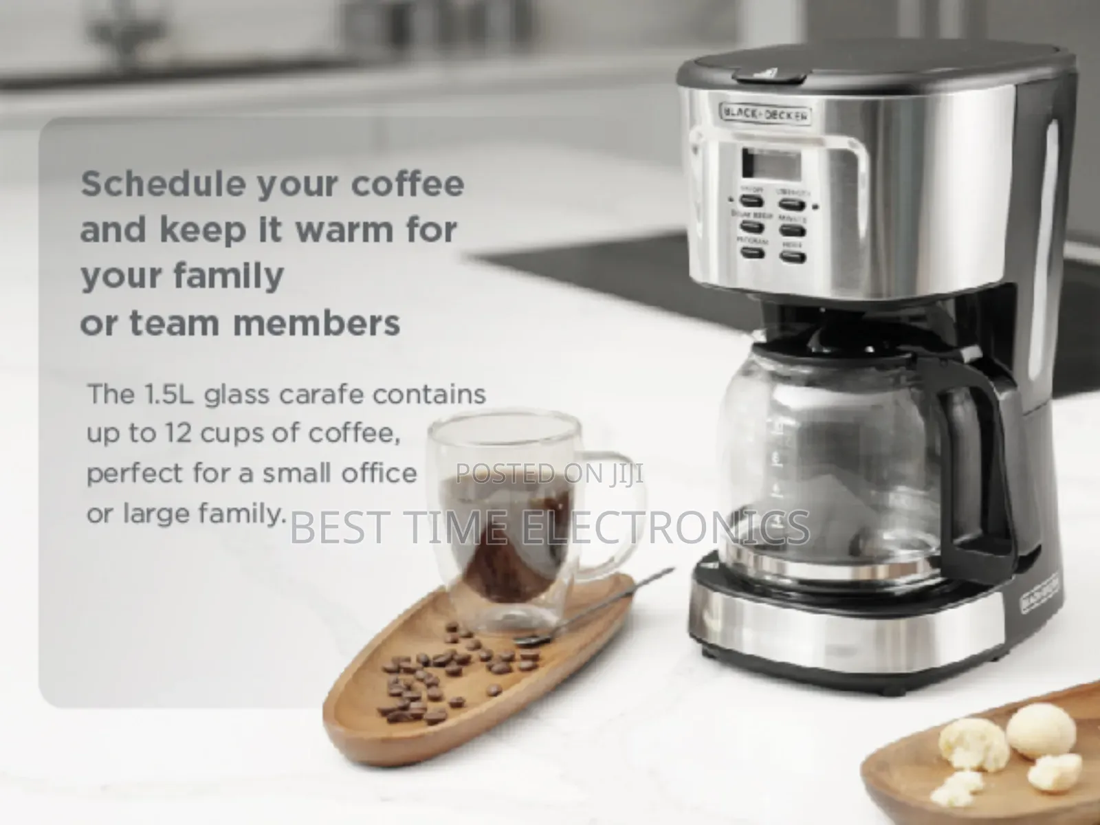 Original Black+Decker Programmable Drip Coffee Machine