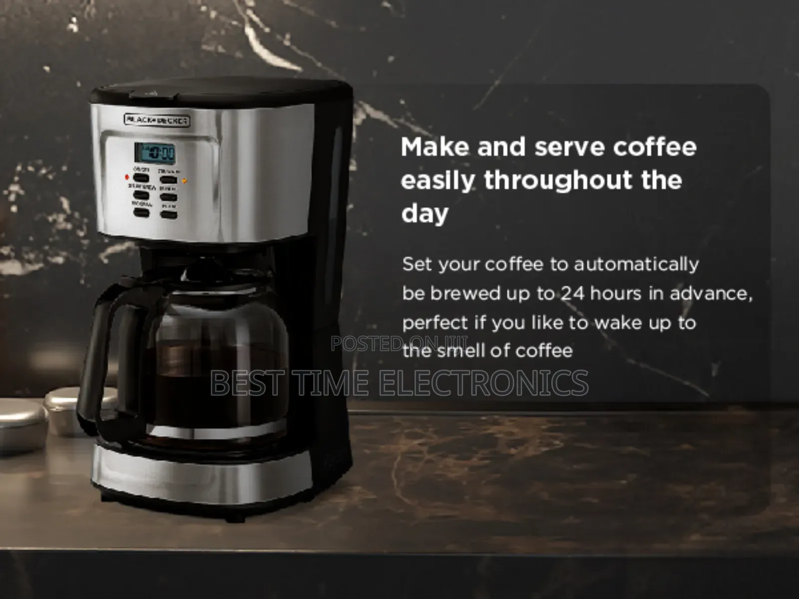 Original Black+Decker Programmable Drip Coffee Machine