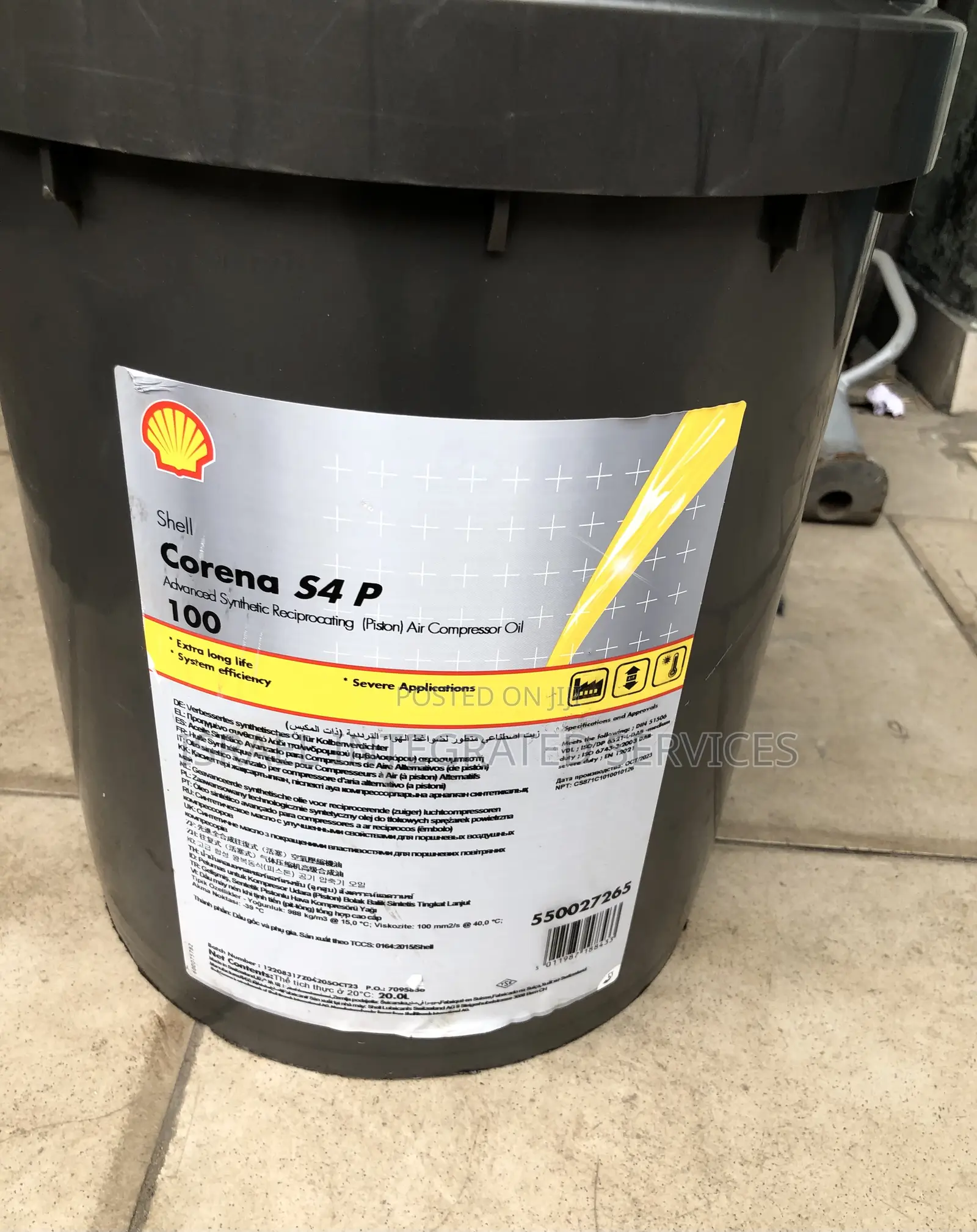 Shell Core S4 R 100 Synthetic Oil
