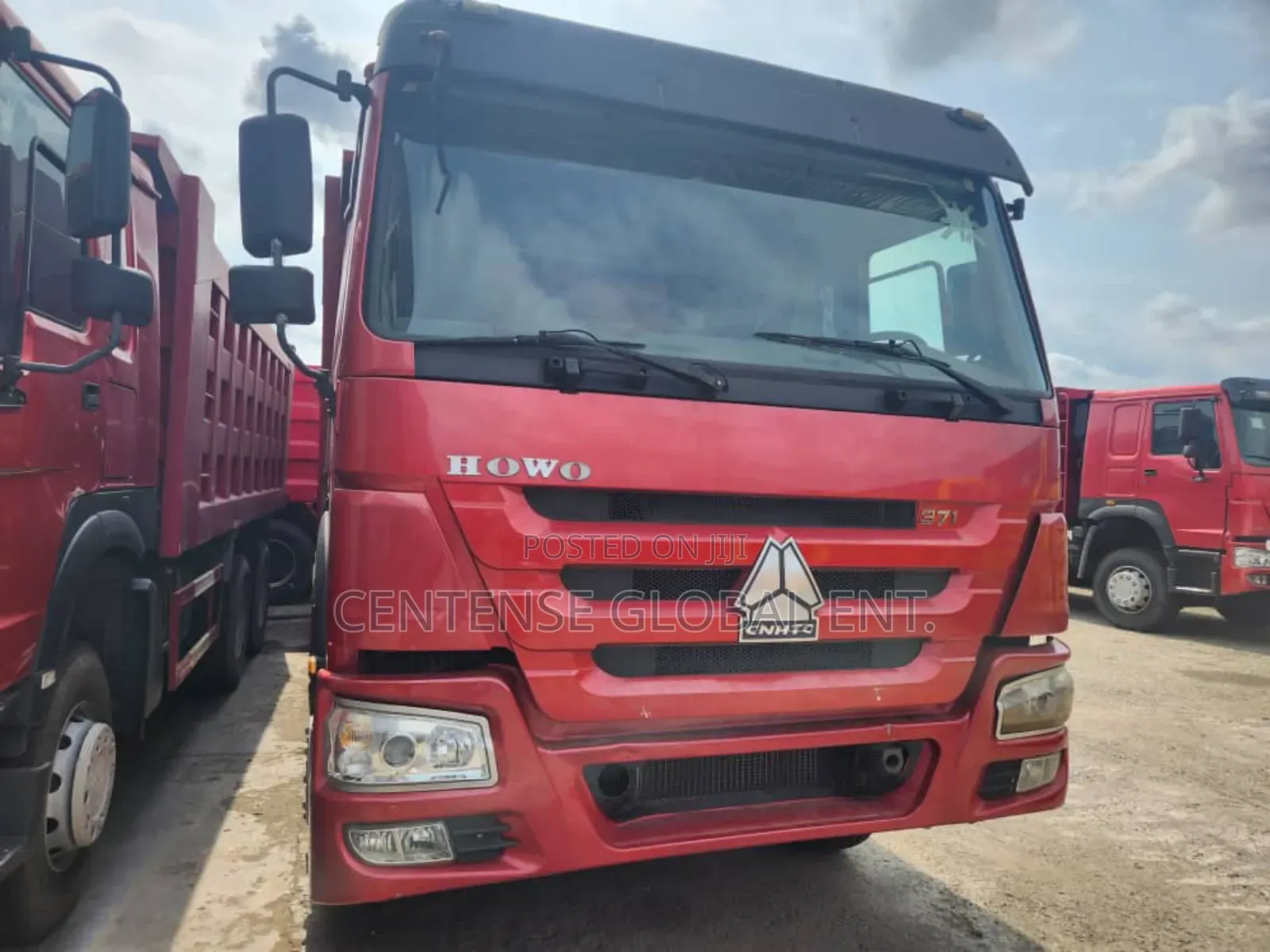 Howo 371dump Truck 12 Tyres Red