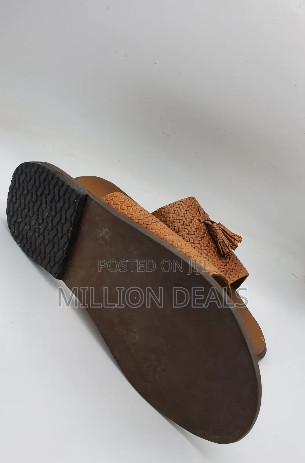 Casual Unique Men’S Leather Slippers 42