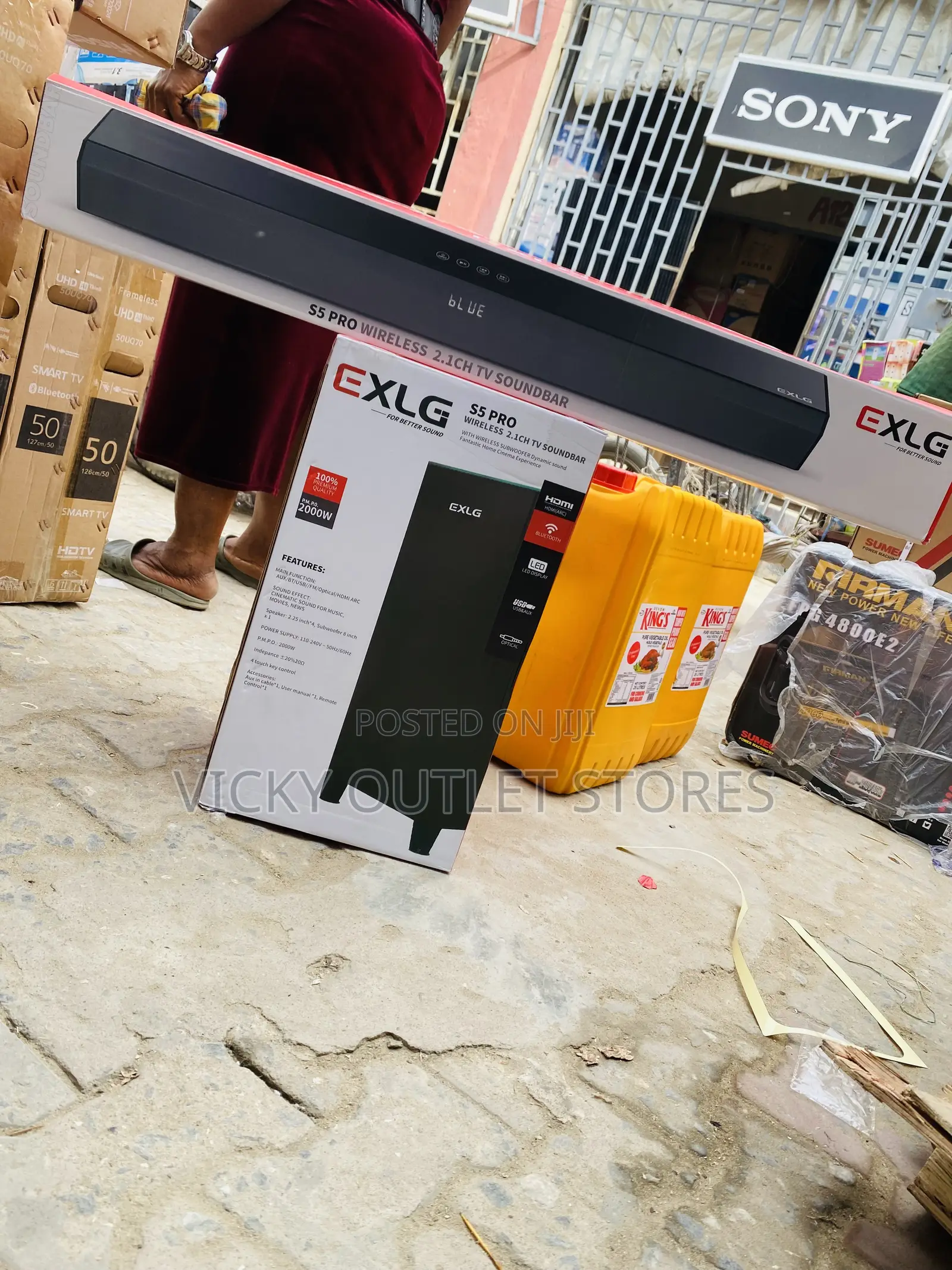 Exlg 2000watts Soundbar Wireless