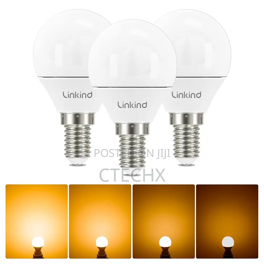 E14 Led Bulb, Dimmable P45 Golf Ball Bulbs Small Screw 6pack