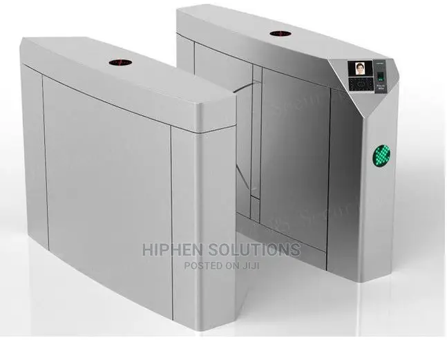 Biometric Waist Height Flap Barrier Gate With Face Recognition
