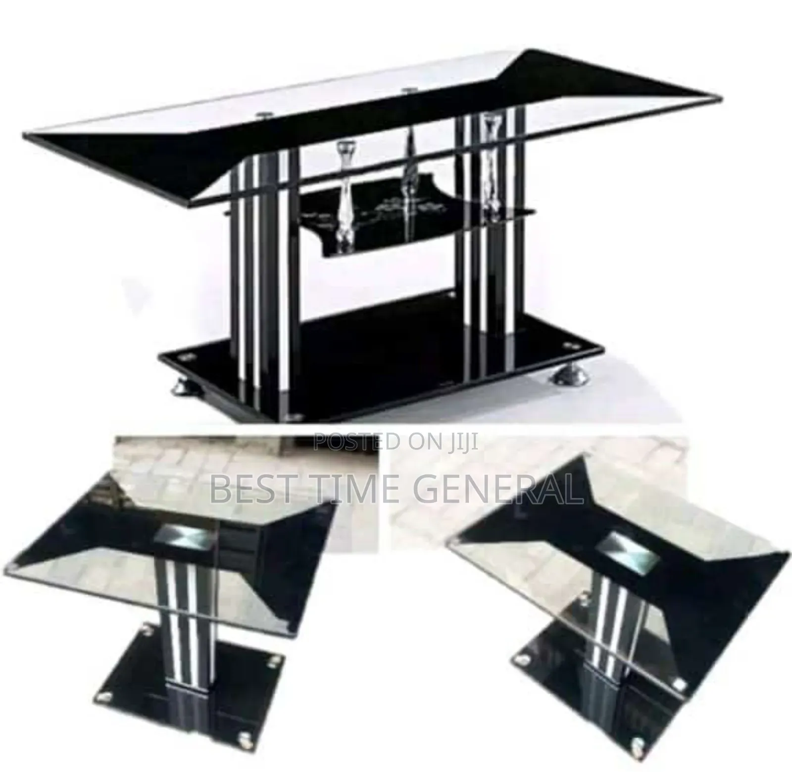 Luxury Set of High Quality Glass Center Table
