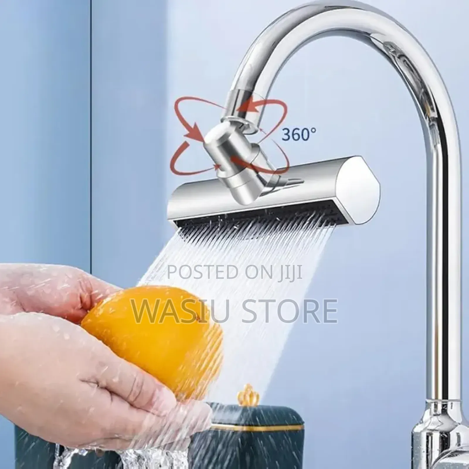 360° Swivel Faucet Extender Designed for Kitchen Sinks