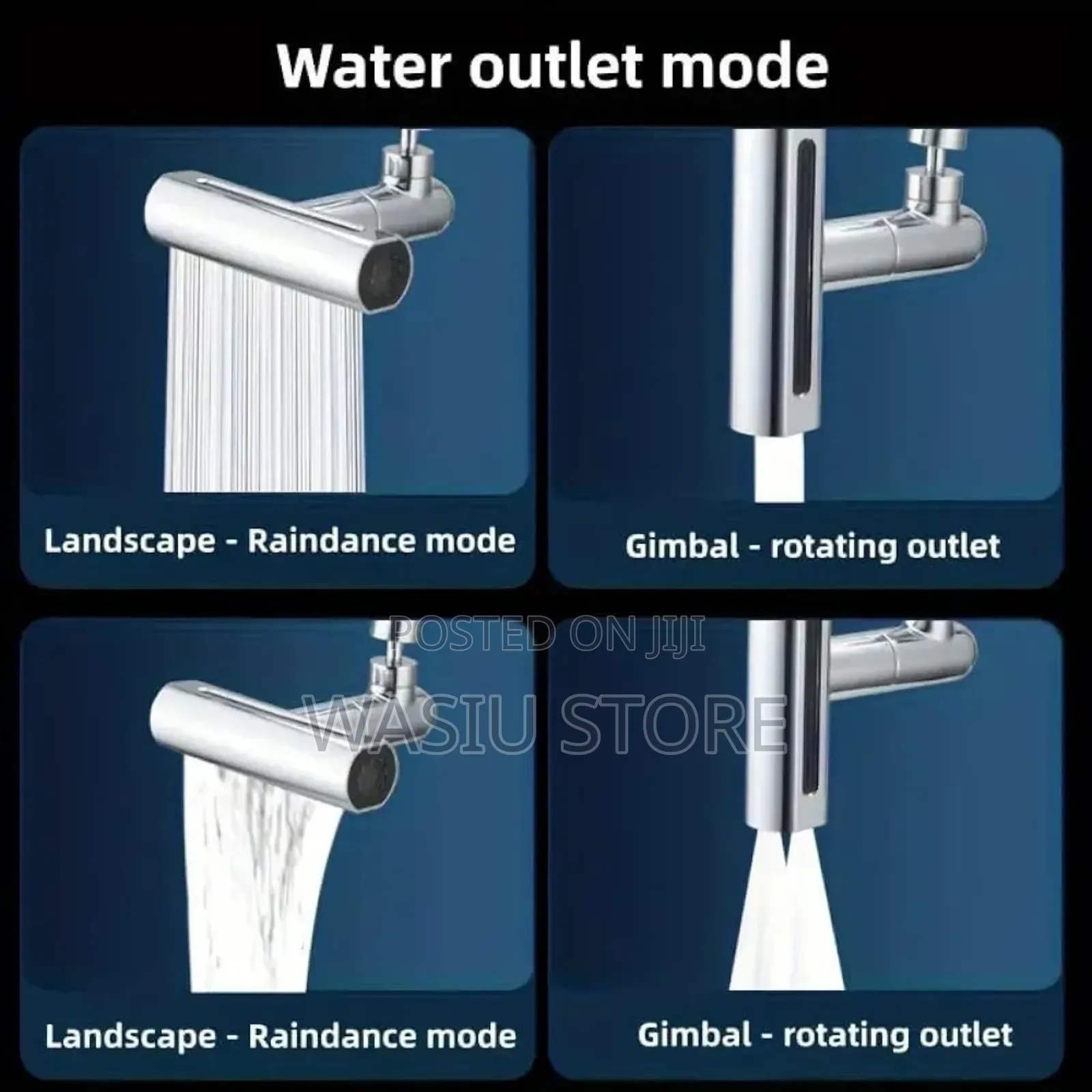 360° Swivel Faucet Extender Designed for Kitchen Sinks