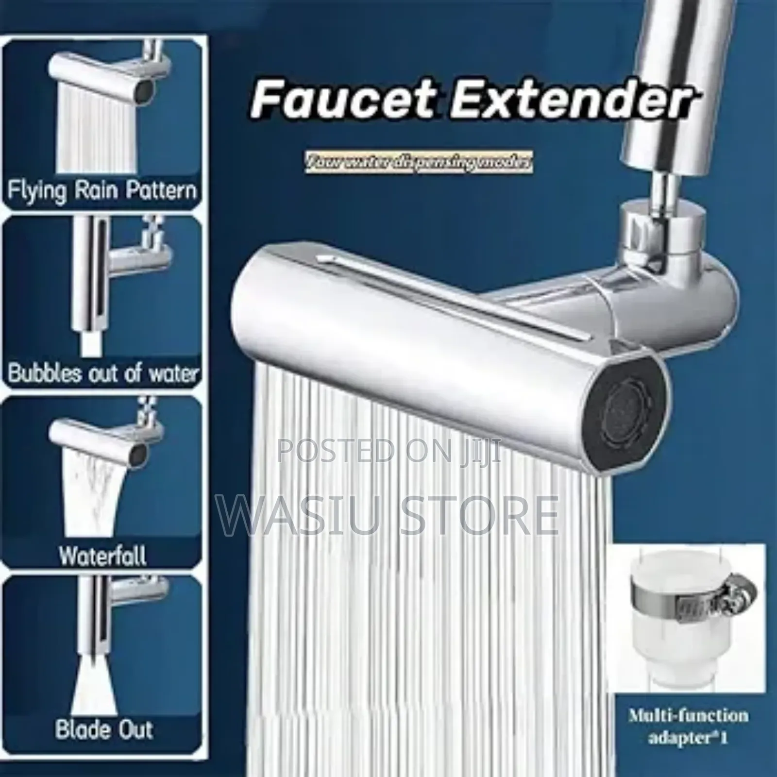 360° Swivel Faucet Extender Designed for Kitchen Sinks
