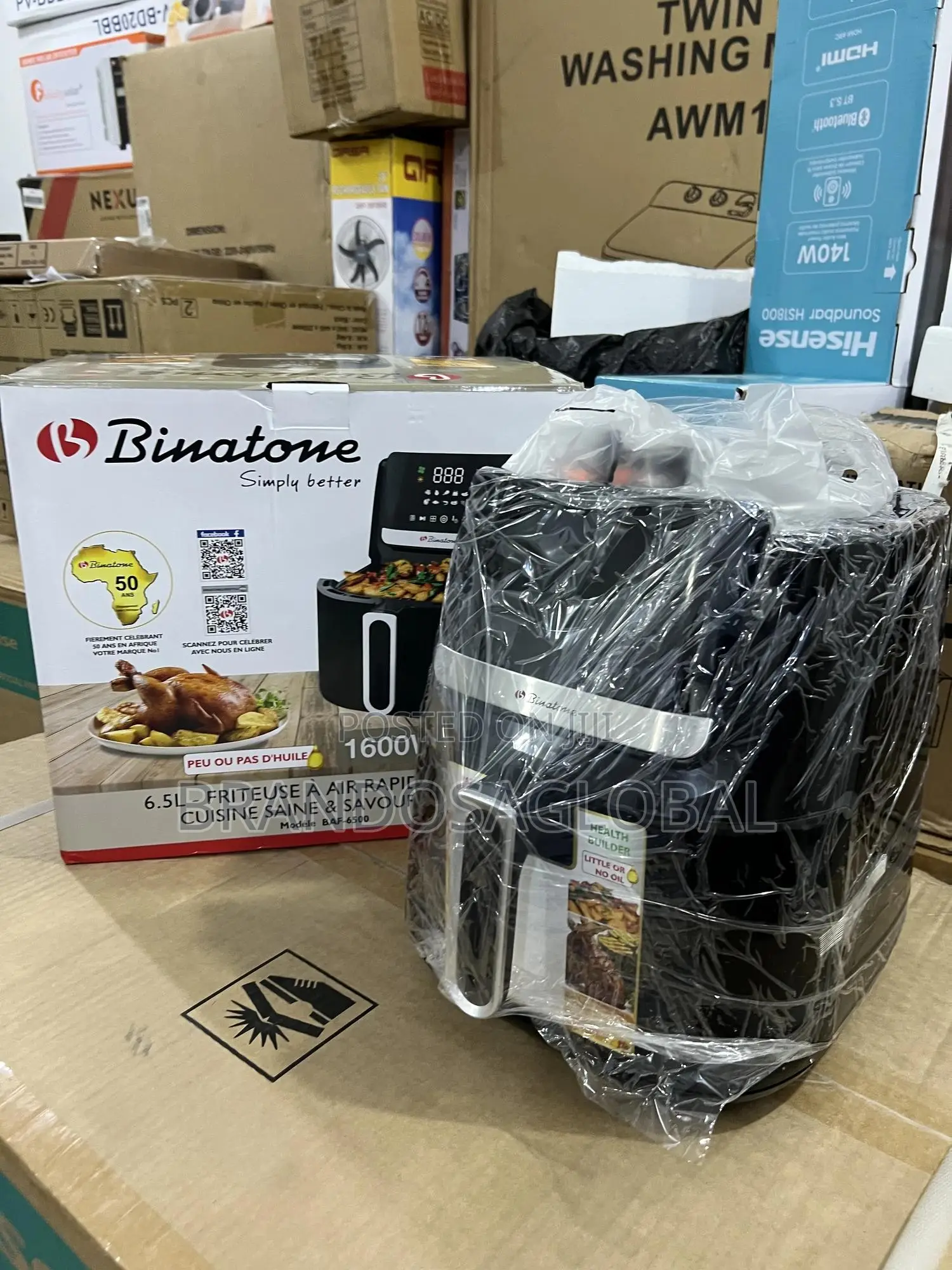 6.5l Binatone Air Fryer – For Everyday Frying