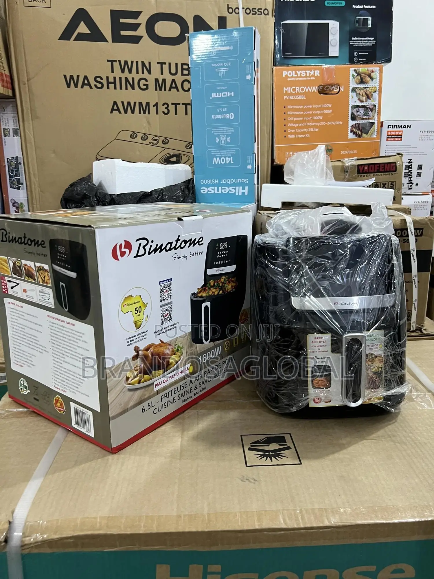 Binatone Air Fryer – Family Size, 6.5l Capacity