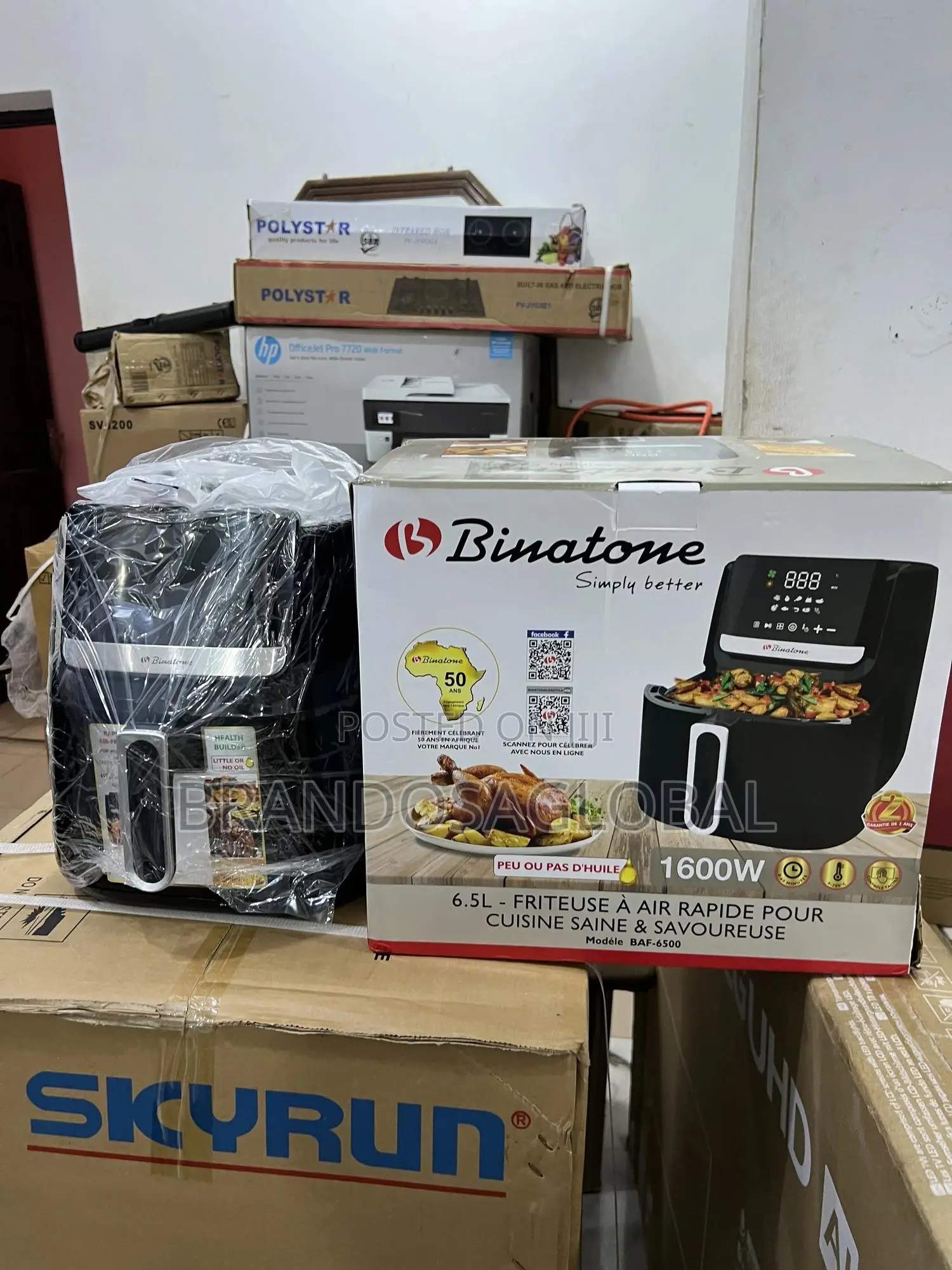 Air Fryer – Binatone 6.5l With Safety Features