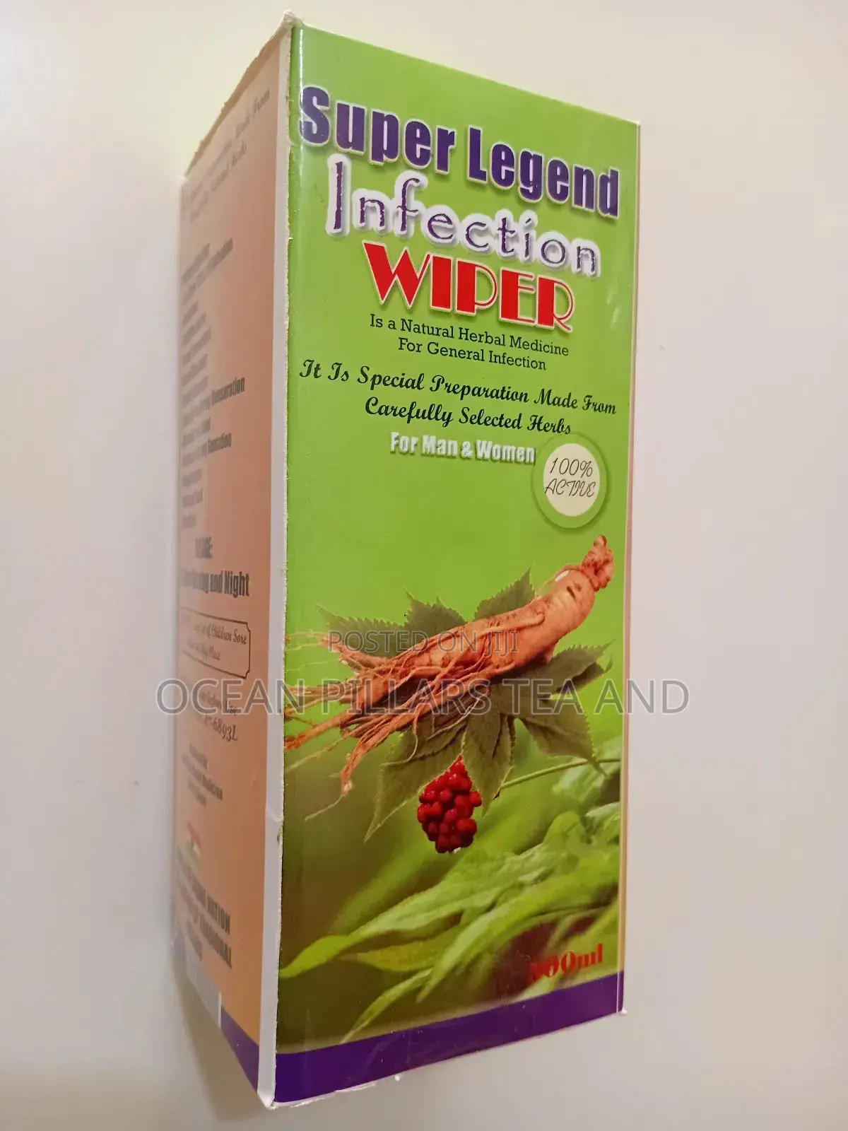 Super Legend Infection Wiper 100% Herbal 100% Active for Men Women