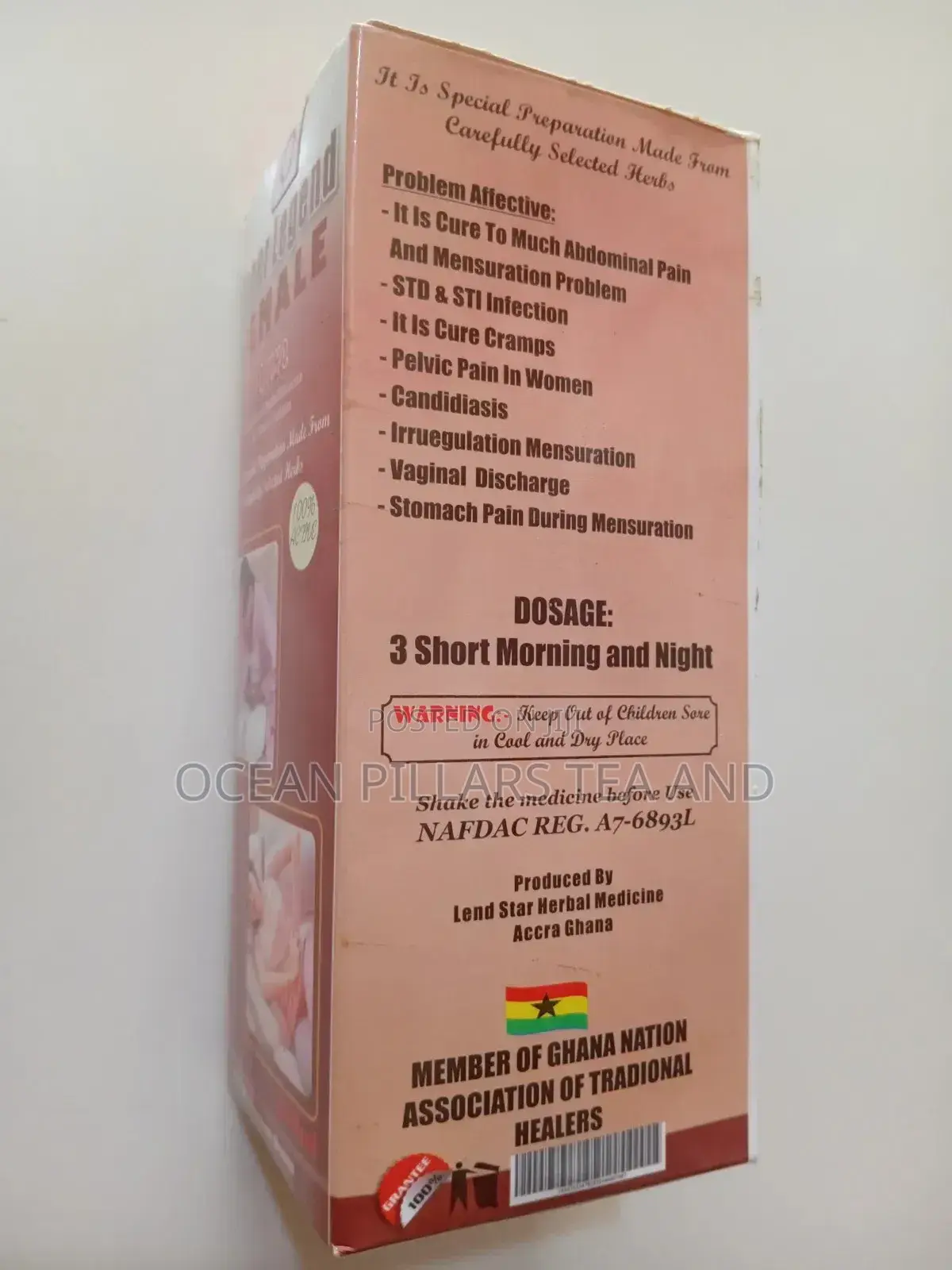 Super Legend Female Infection Cure 100% Herbal 100% Active