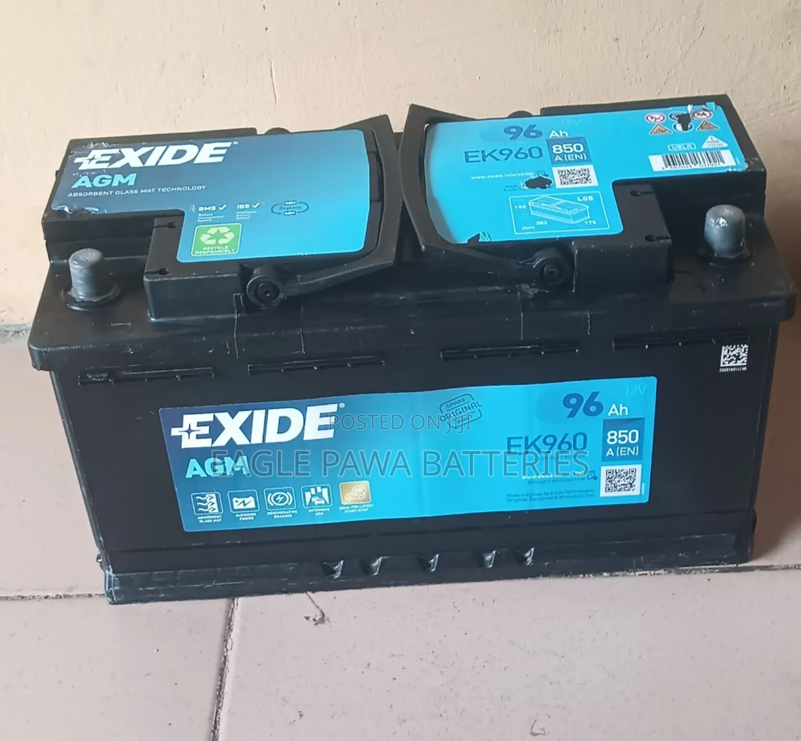 Exide Agm Battery 95ah