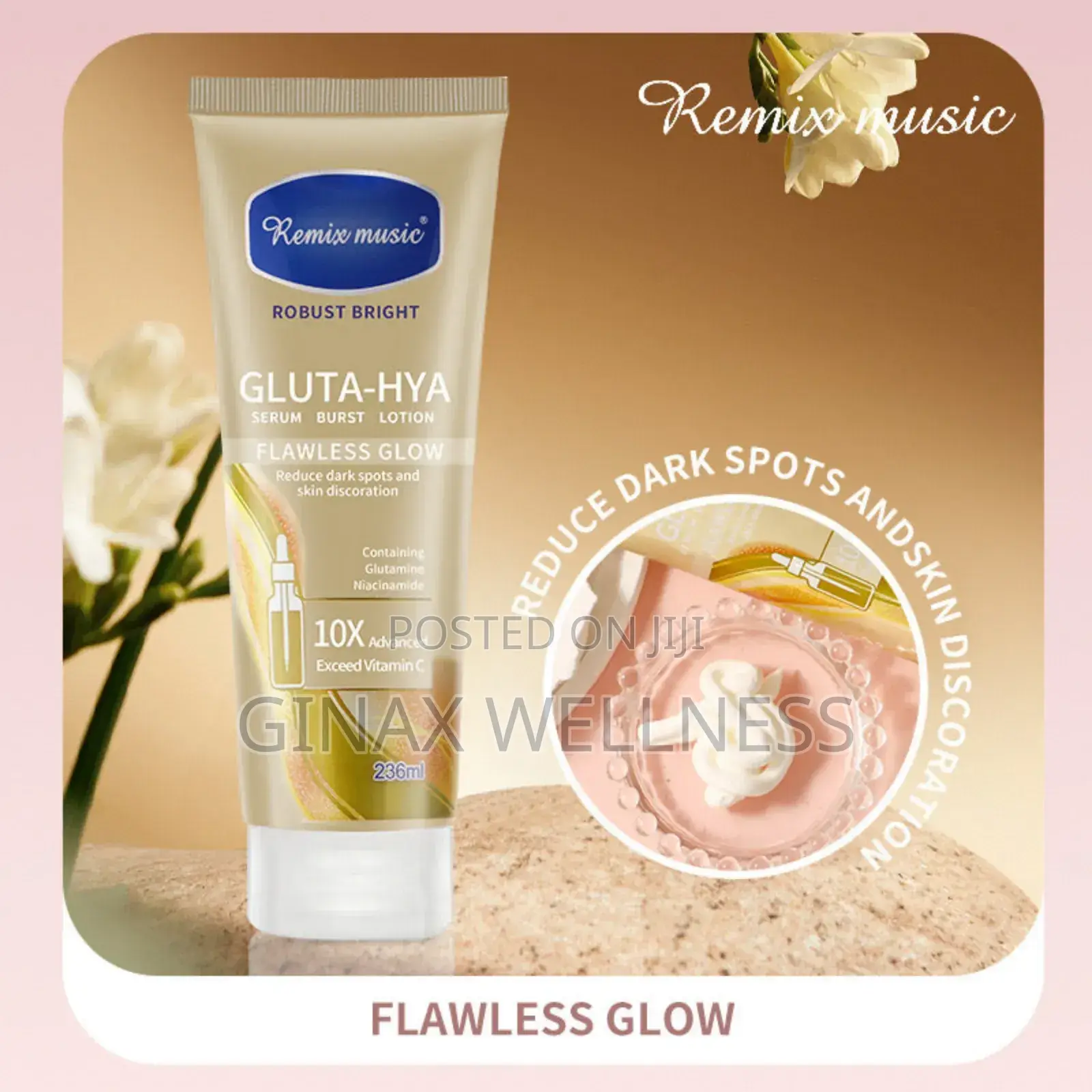 Remix Music Flawless Glow Body Lotion